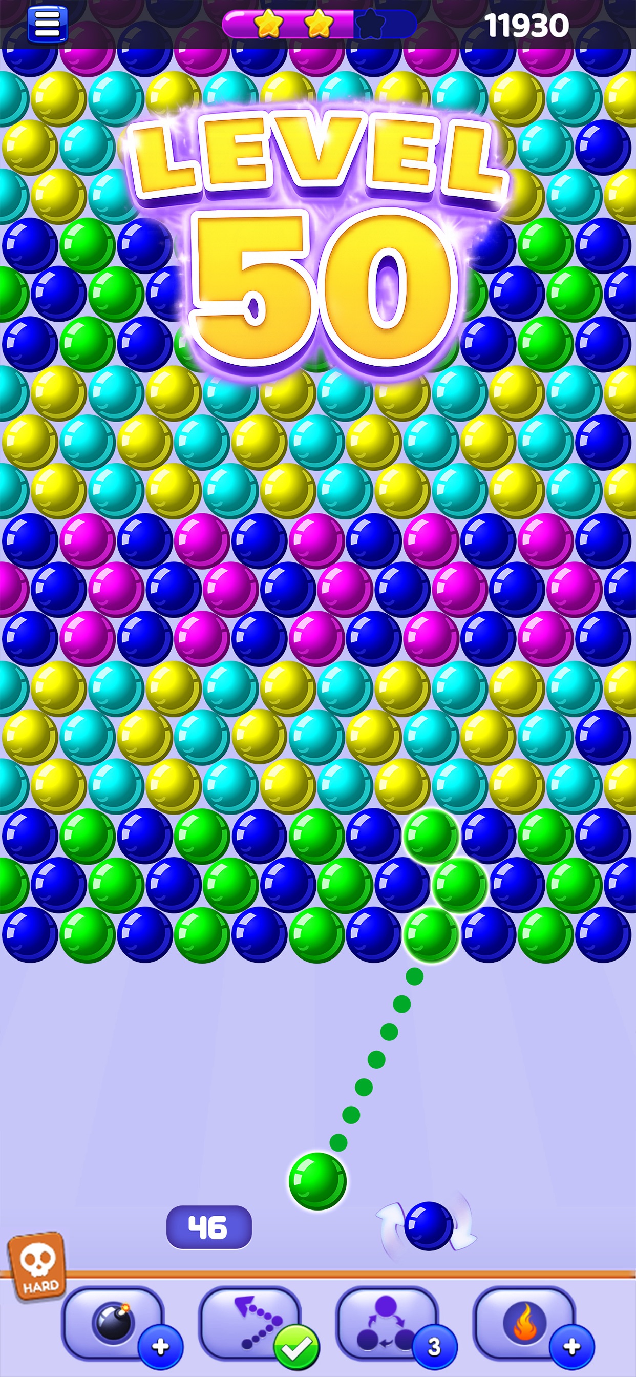 Captura de ecrã 2 da app Bubble Shooter - Pop Bubbles