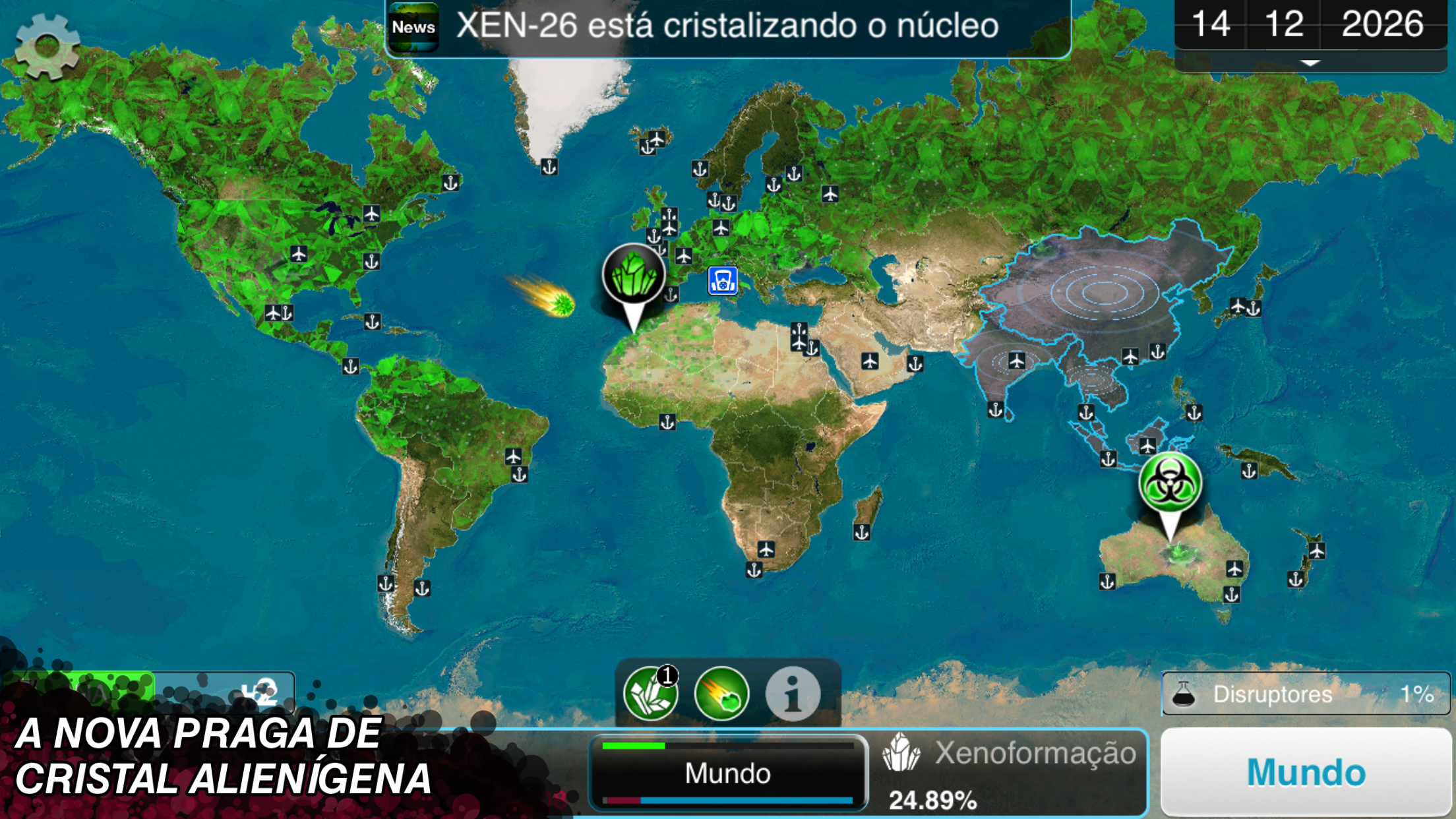 Captura de ecrã 3 da app Plague Inc.