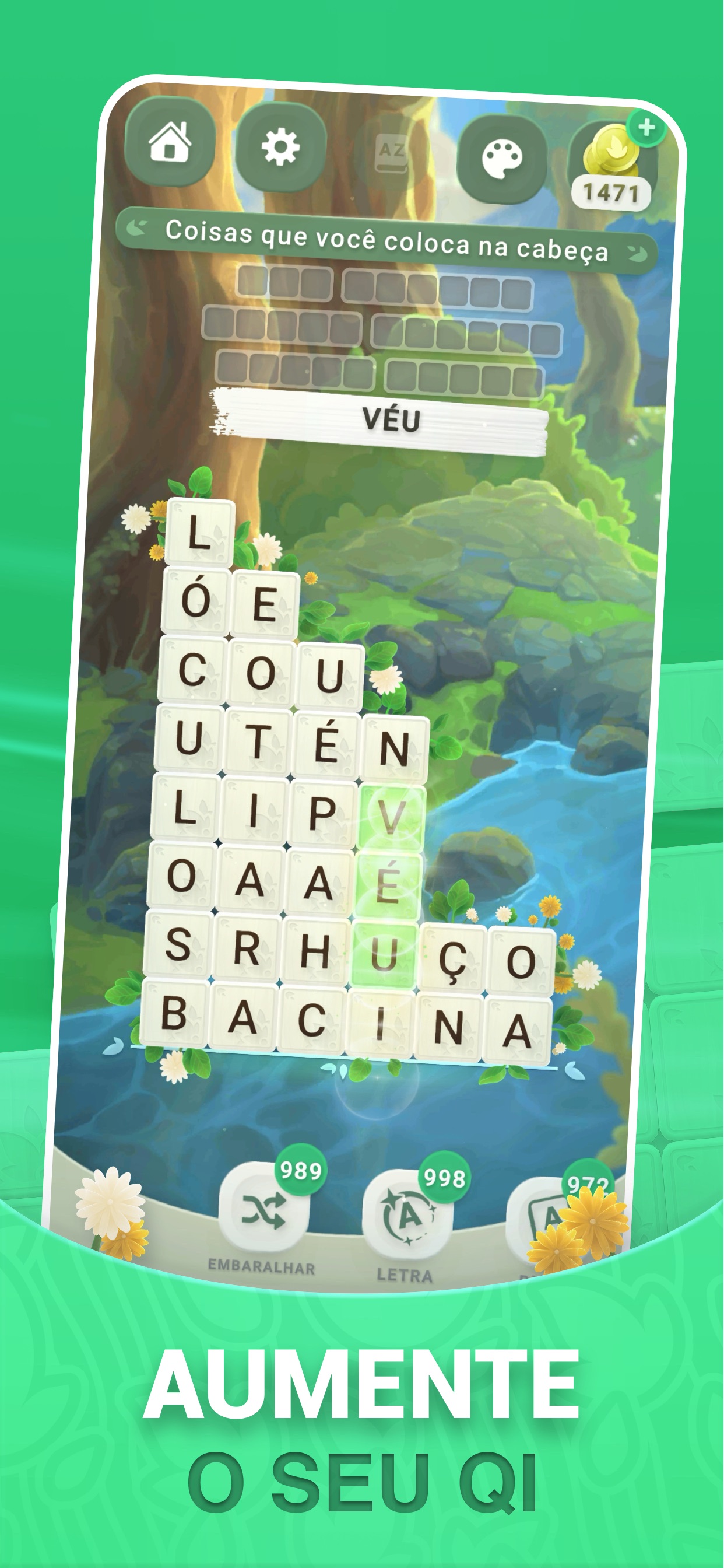 Captura de ecrã 3 da app Esmagar Palavras em Português