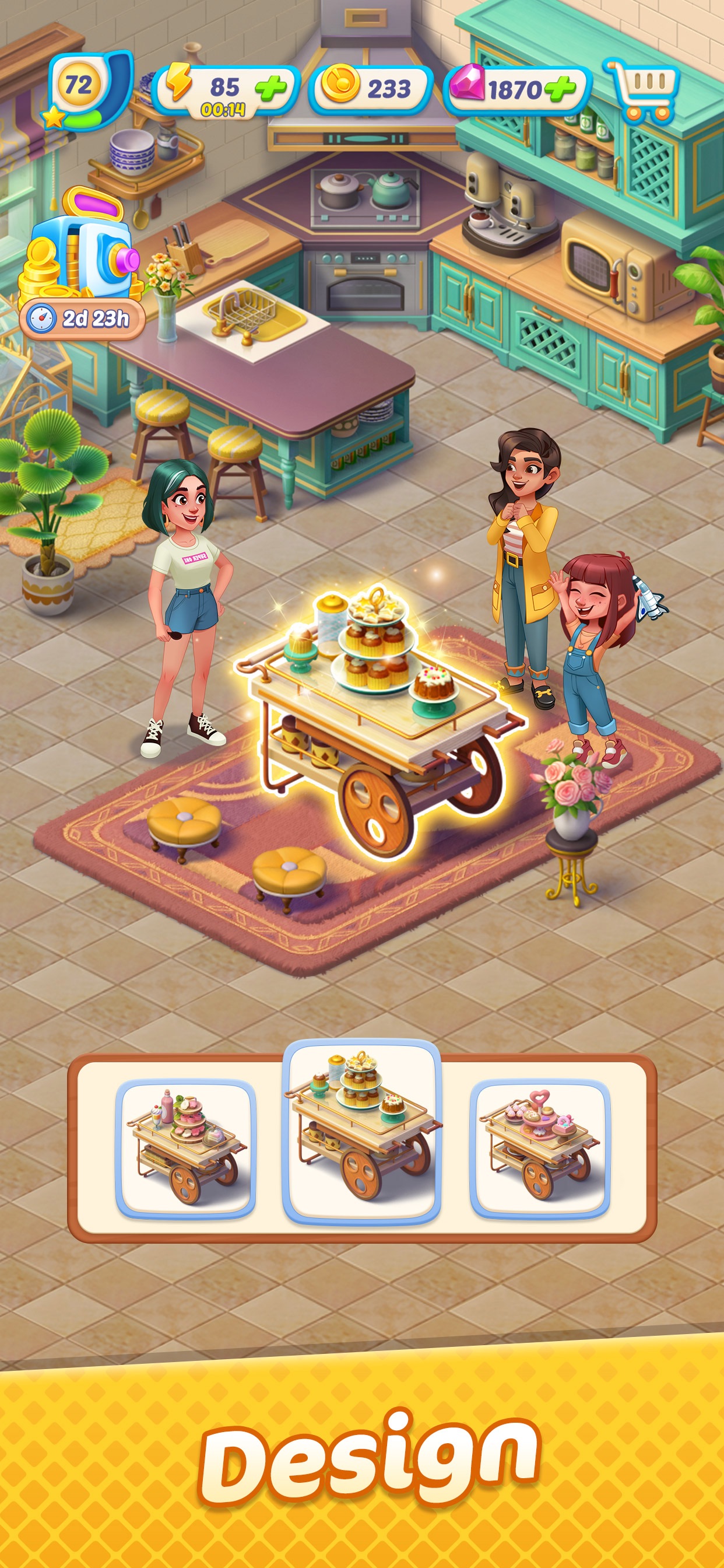 Captura de ecrã 4 da app Gossip Harbor: Merge & Story