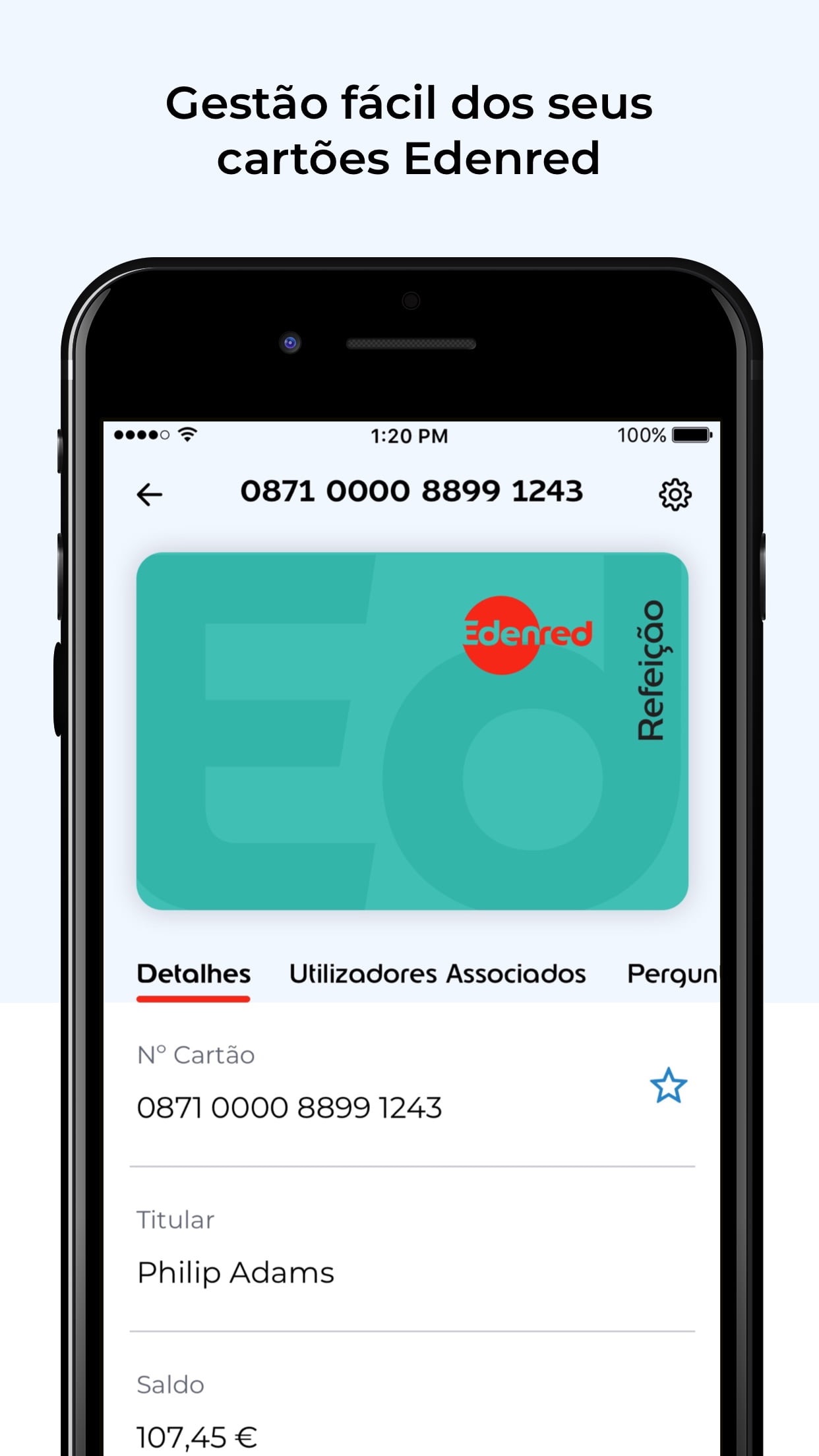 Captura de ecrã 3 da app MyEdenred Portugal