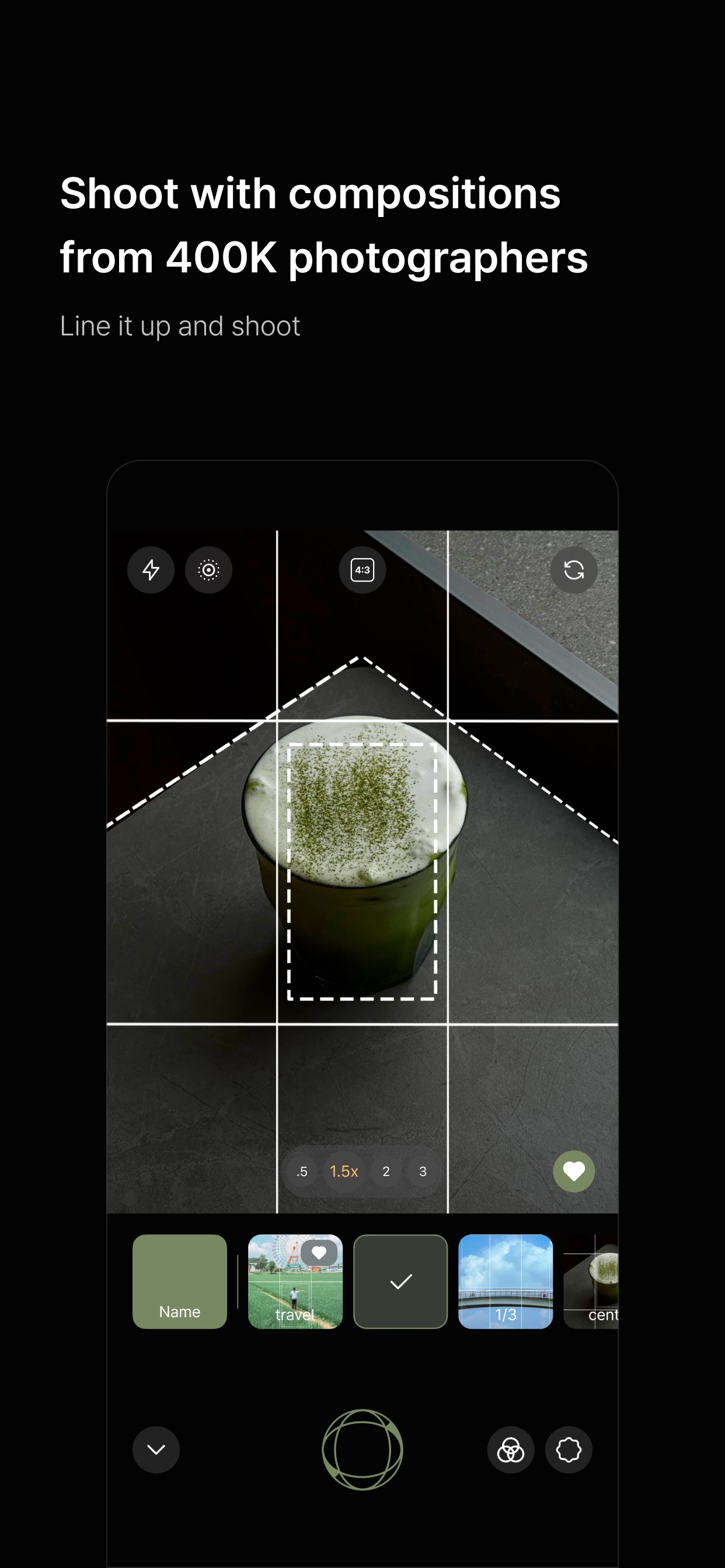 Captura de ecrã 2 da app YoungPhoto - Aesthetic Camera