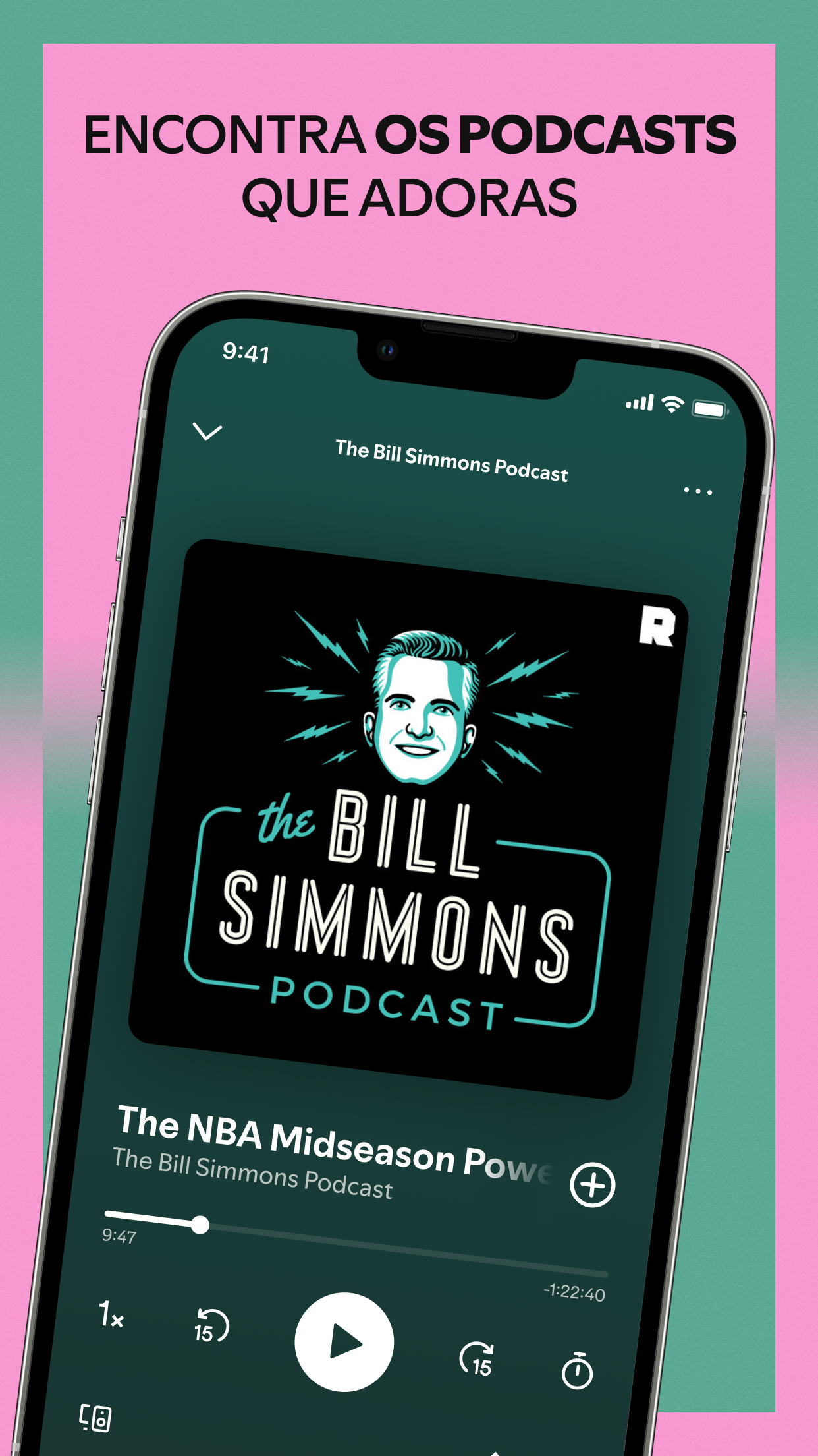 Captura de ecrã 2 da app Spotify: música e podcasts