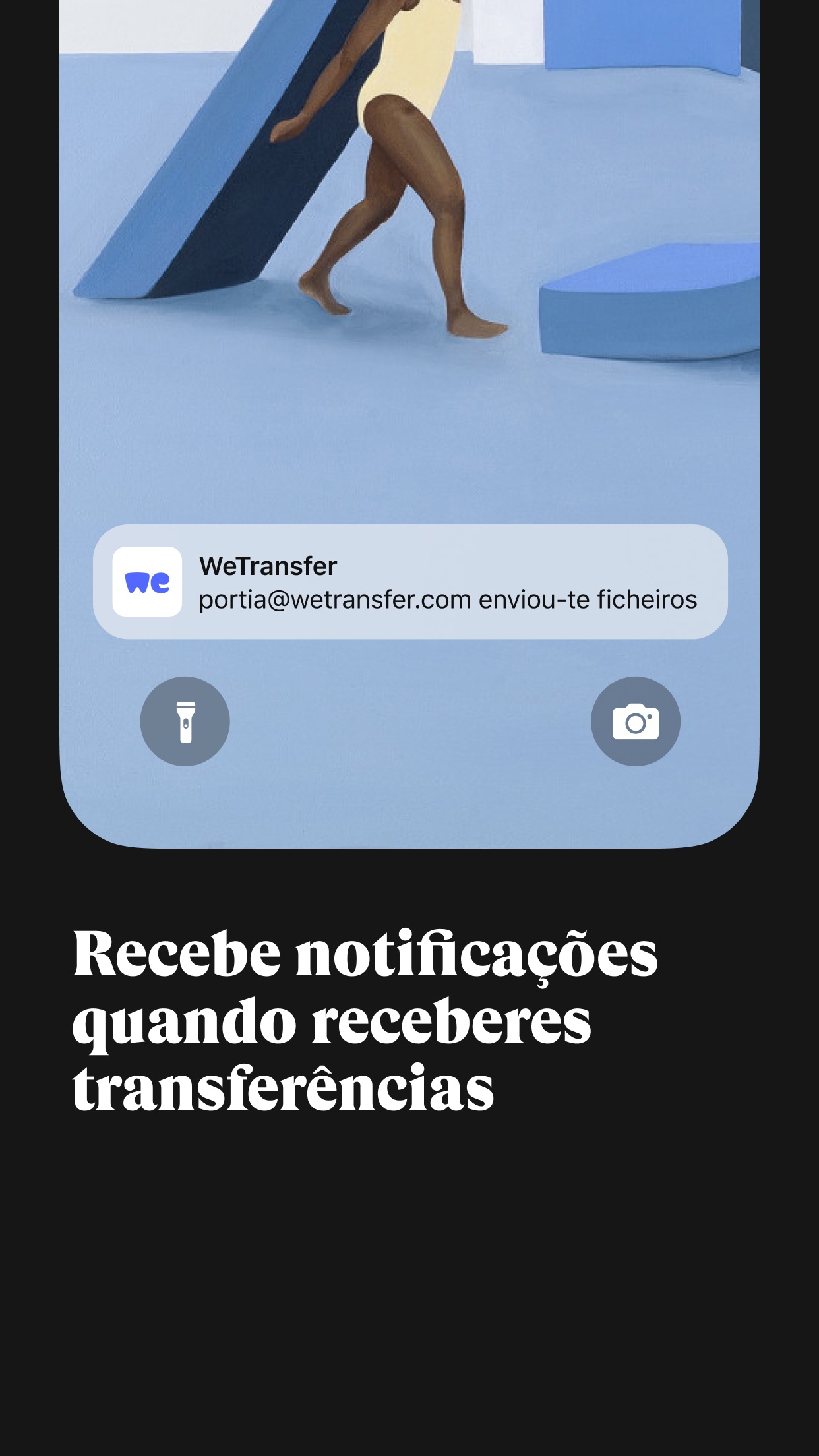 Captura de ecrã 4 da app WeTransfer: Transfer Files