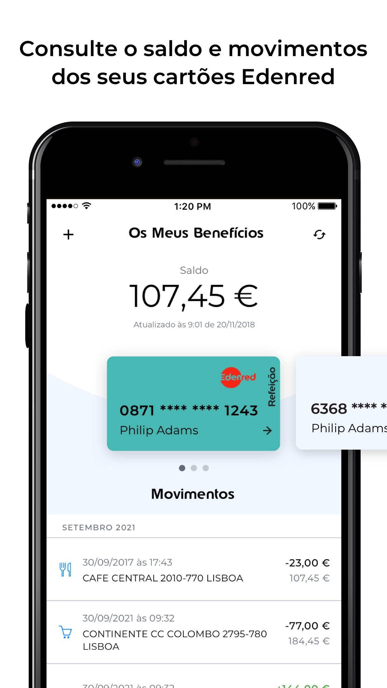 Captura de ecrã 2 da app MyEdenred Portugal