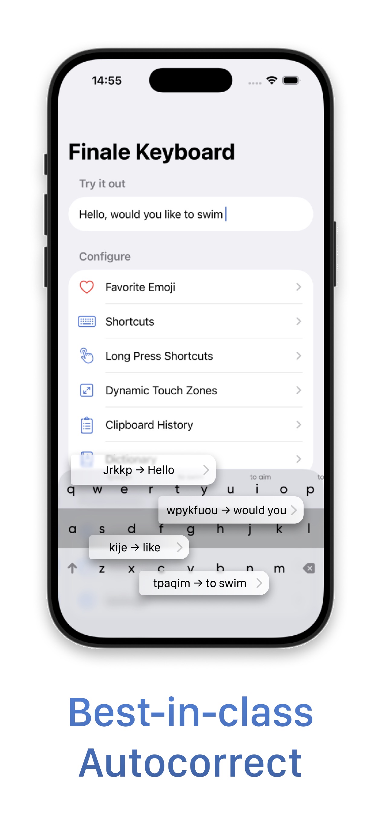 Captura de ecrã 4 da app Finale Keyboard