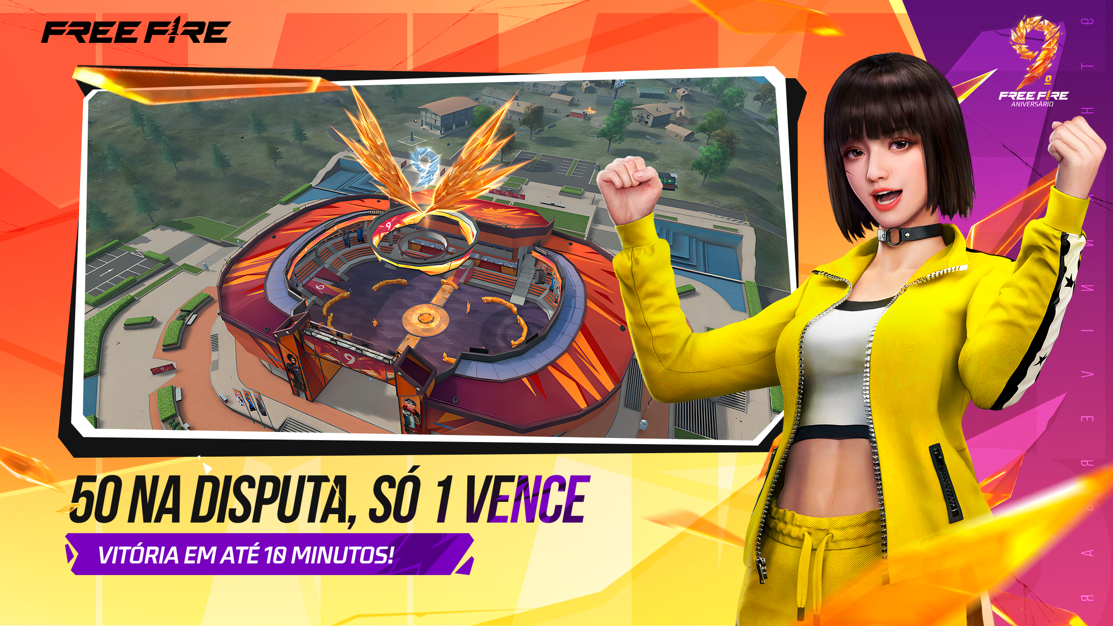 Captura de ecrã 2 da app Free Fire: 9º Aniversário