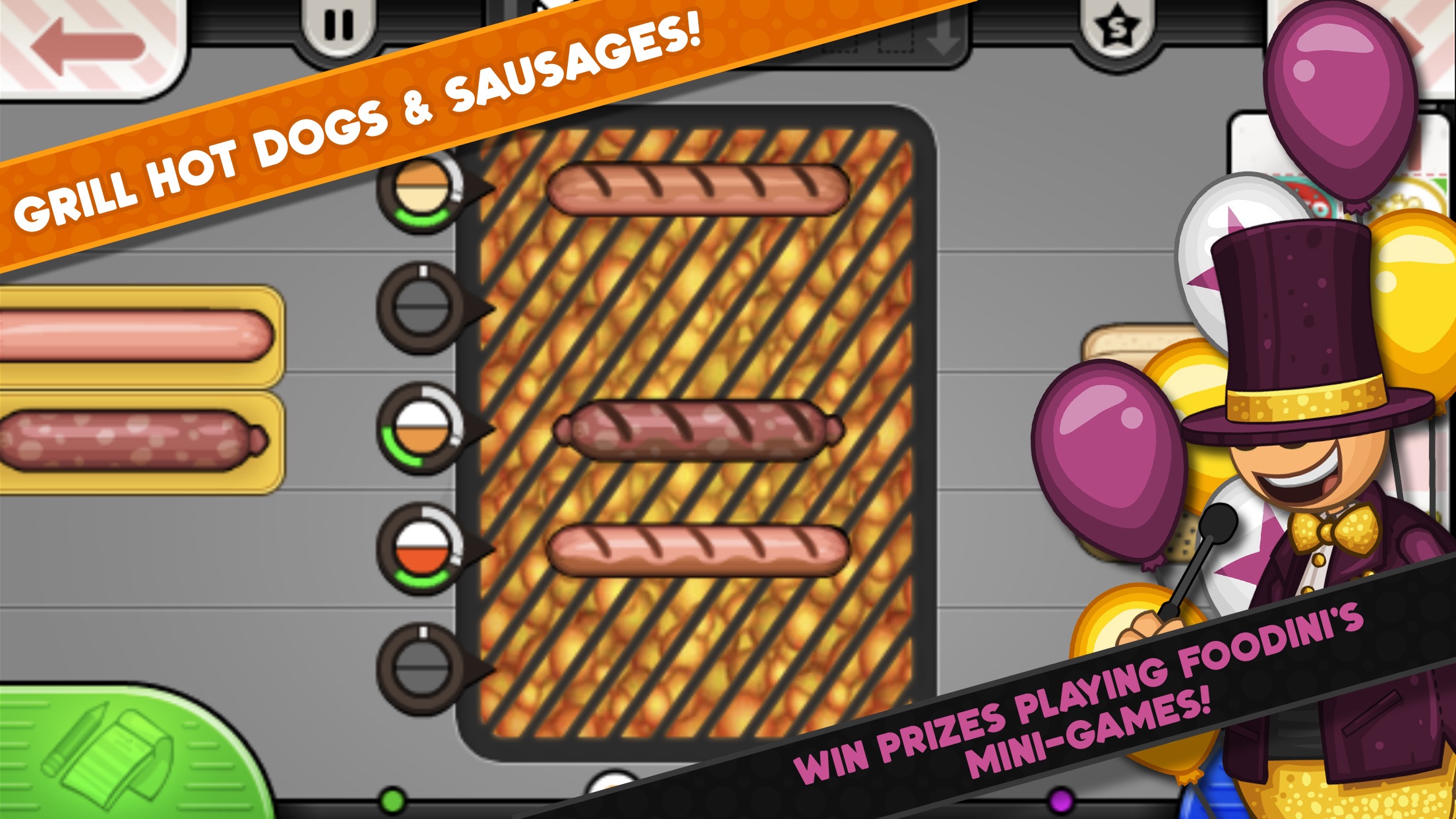Captura de ecrã 2 da app Papa's Hot Doggeria To Go!