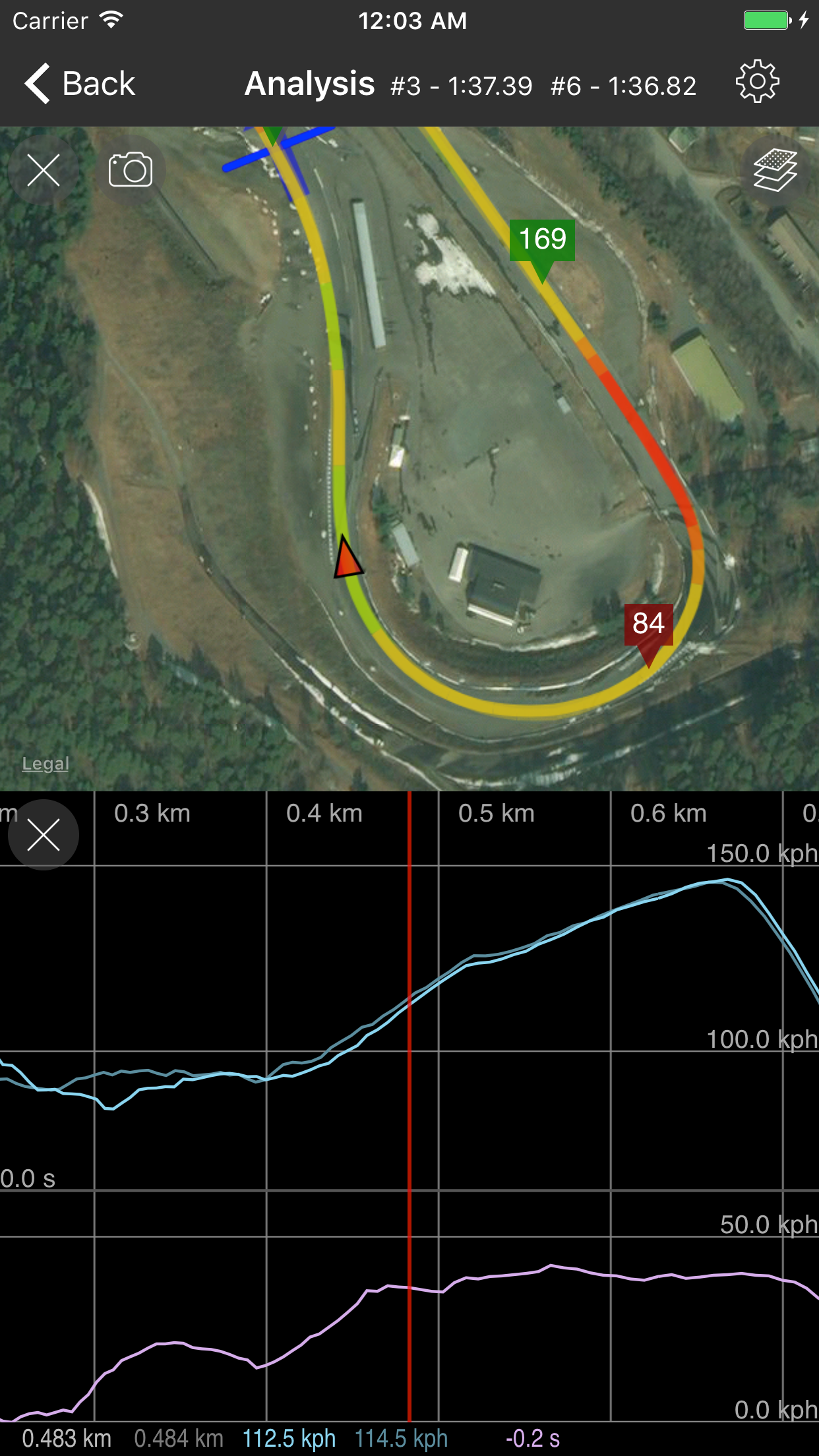 Captura de ecrã 4 da app RaceChrono Pro