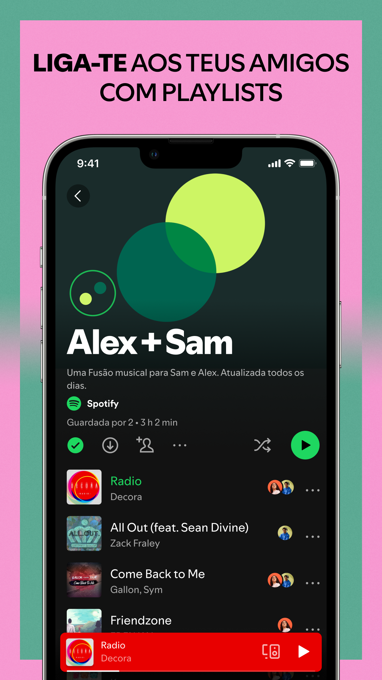 Captura de ecrã 4 da app Spotify: música e podcasts