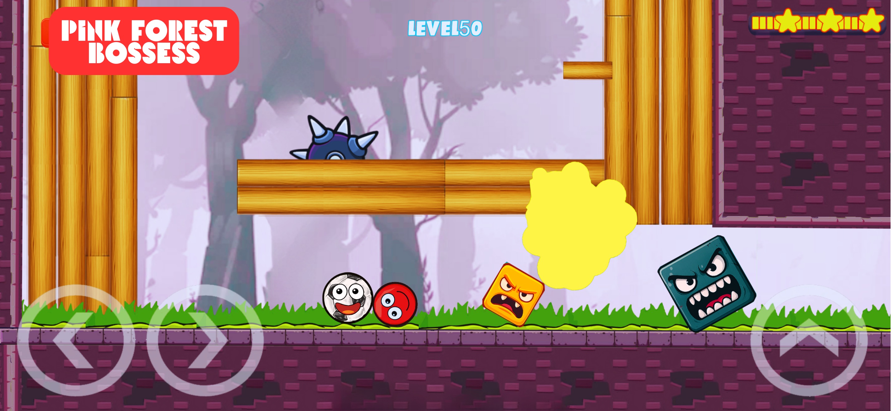 Captura de ecrã 3 da app Plants Ball 4 - Red Ball Game