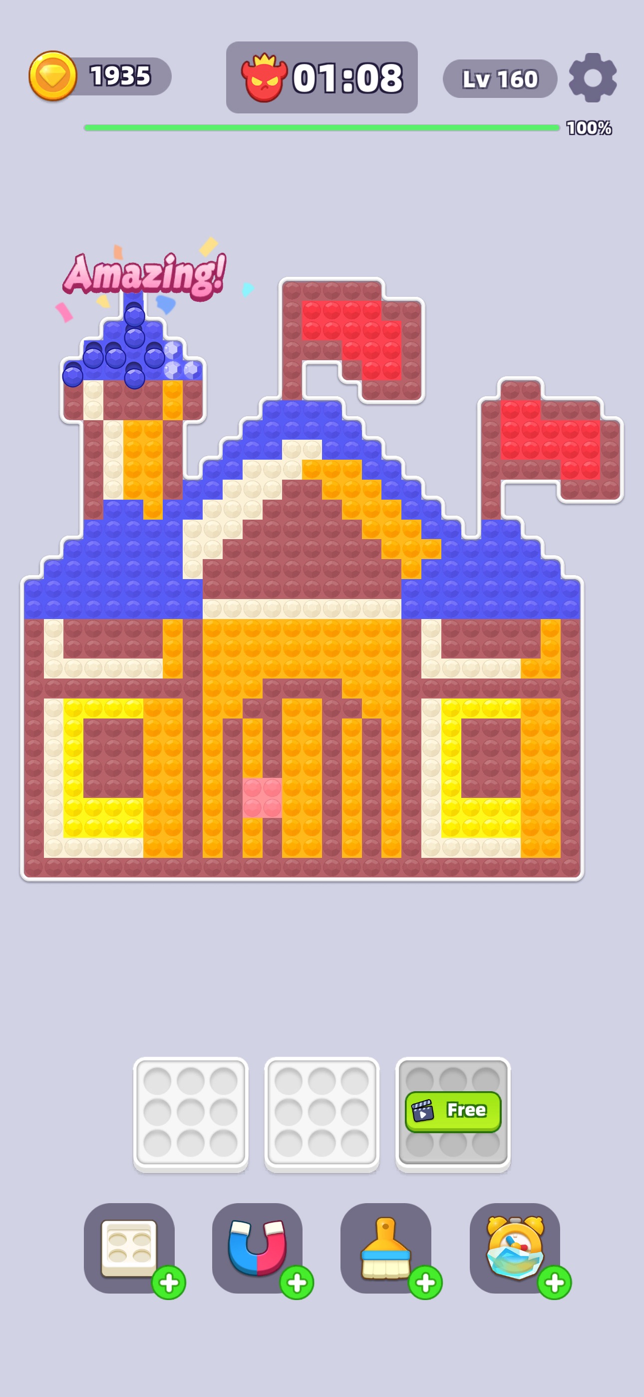 Captura de ecrã 3 da app Jewel Color Sort: Diamond Game