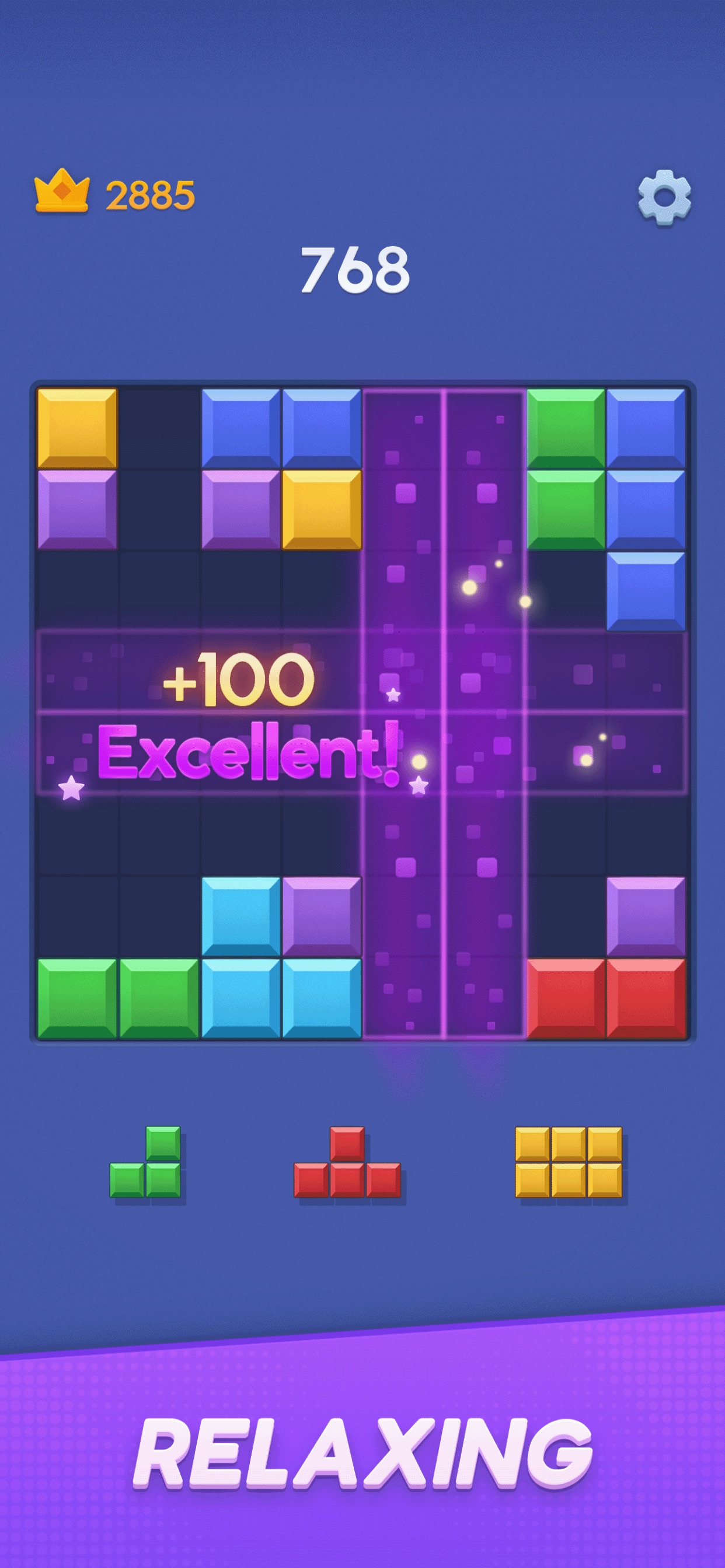 Captura de ecrã 1 da app Color Block : Puzzle Games