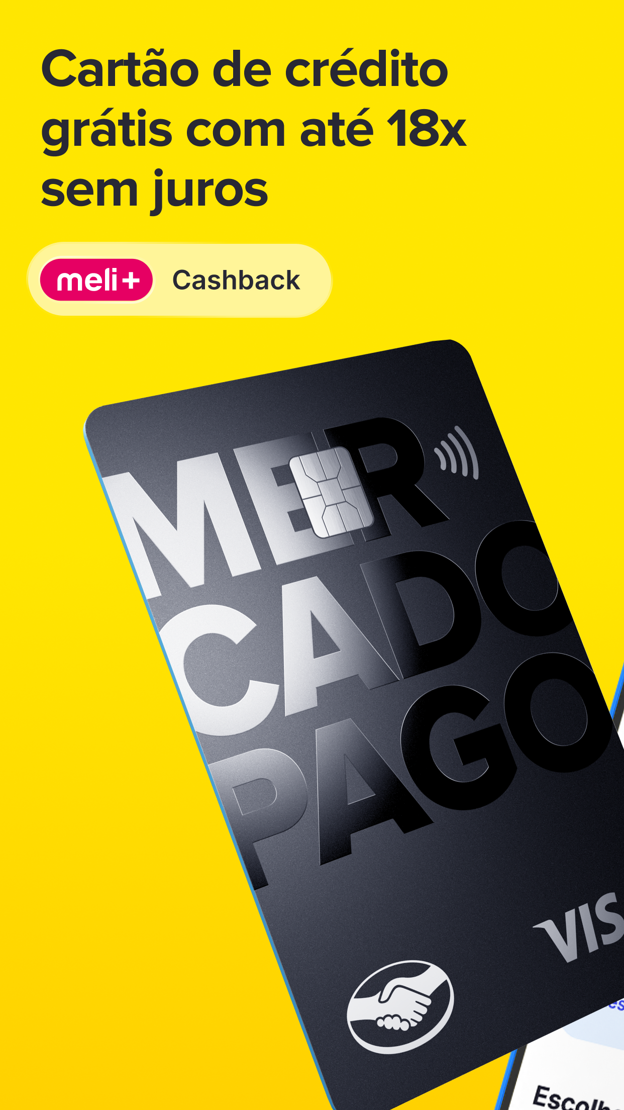 Captura de ecrã 3 da app Mercado Pago: banco digital