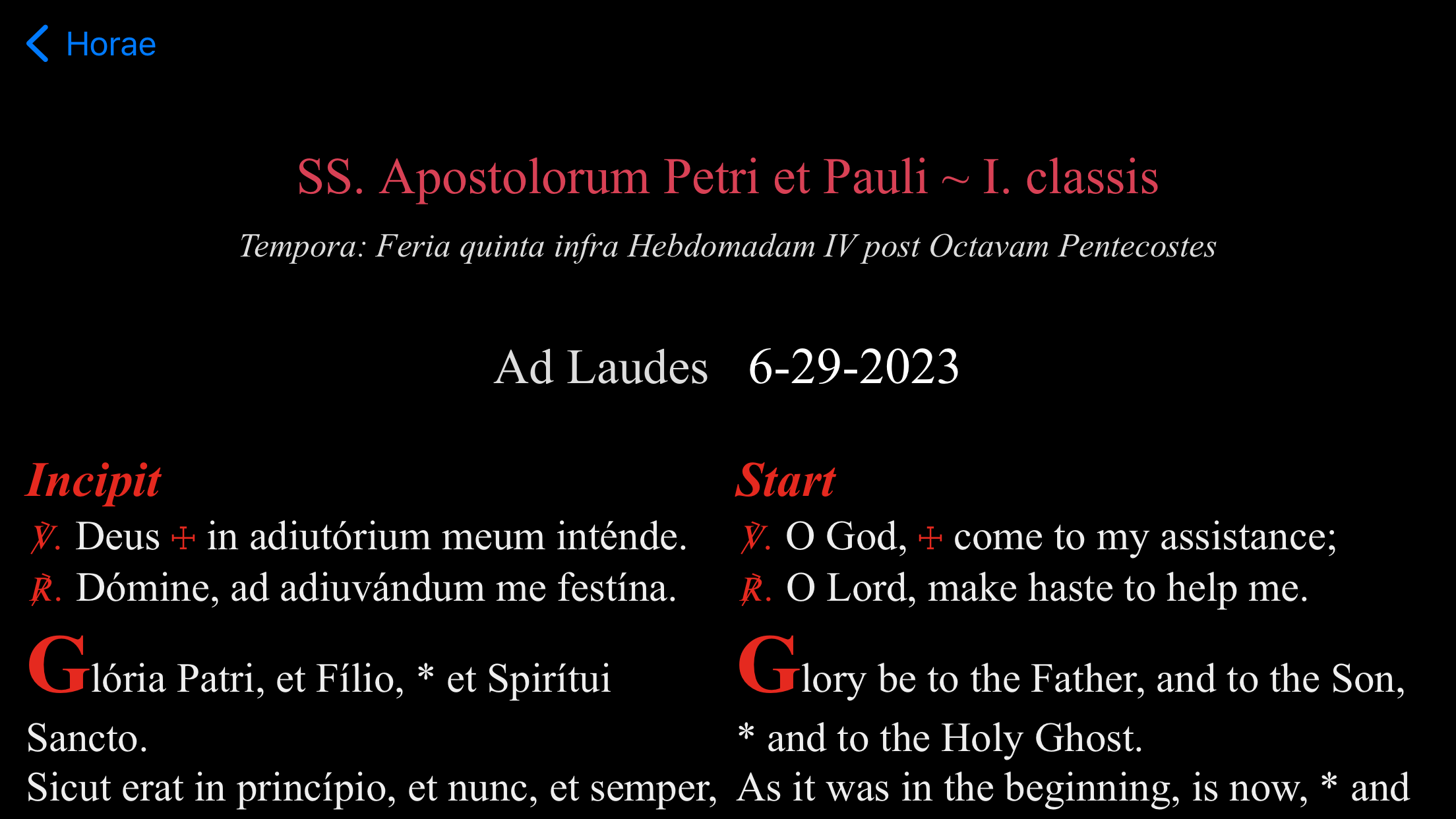 Breviarium Meum screenshot 3