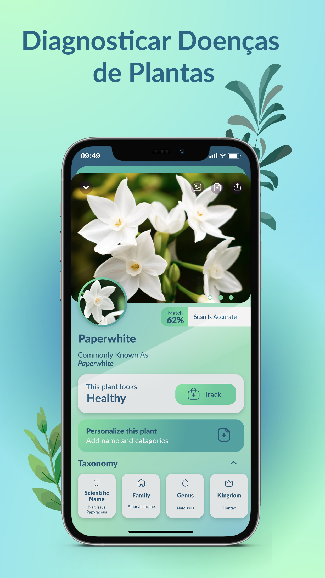 Captura de ecrã 3 da app Plantility Plant Identifier