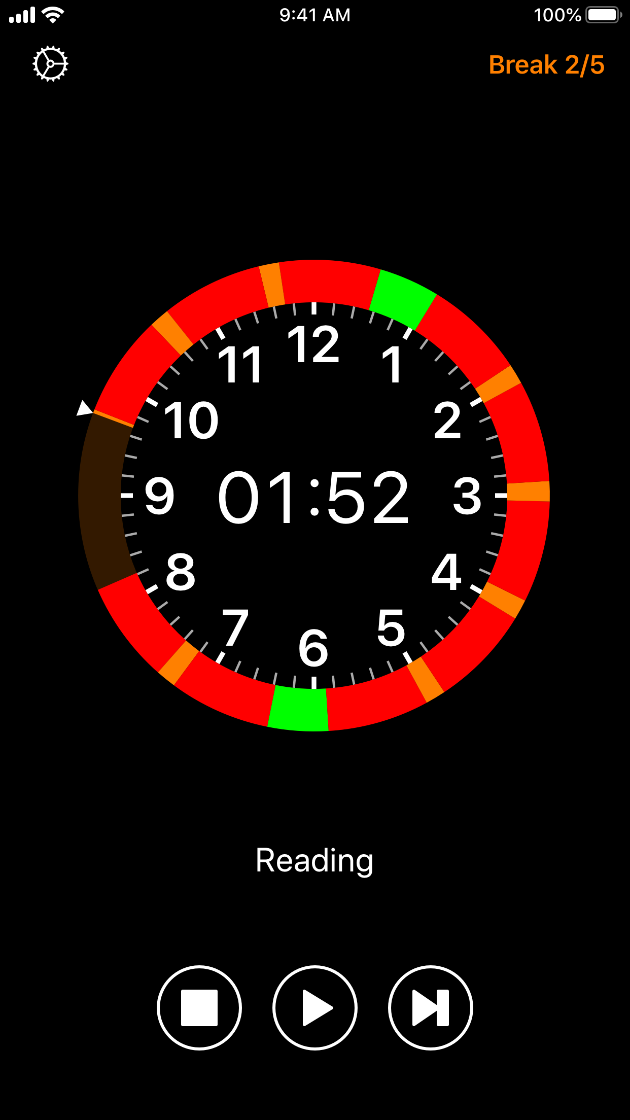Captura de ecrã 2 da app Pommie - Pomodoro Timer