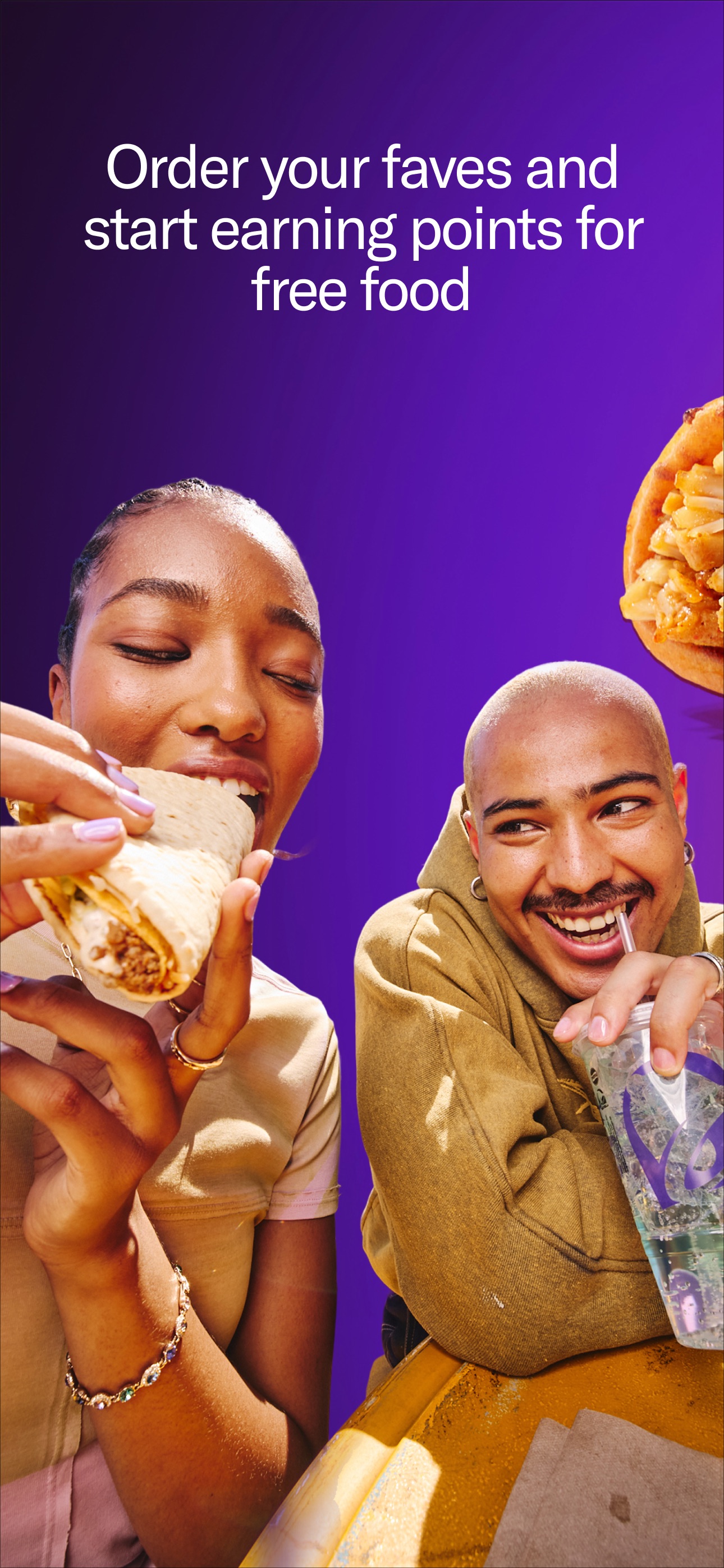Captura de ecrã 1 da app Taco Bell Fast Food & Delivery
