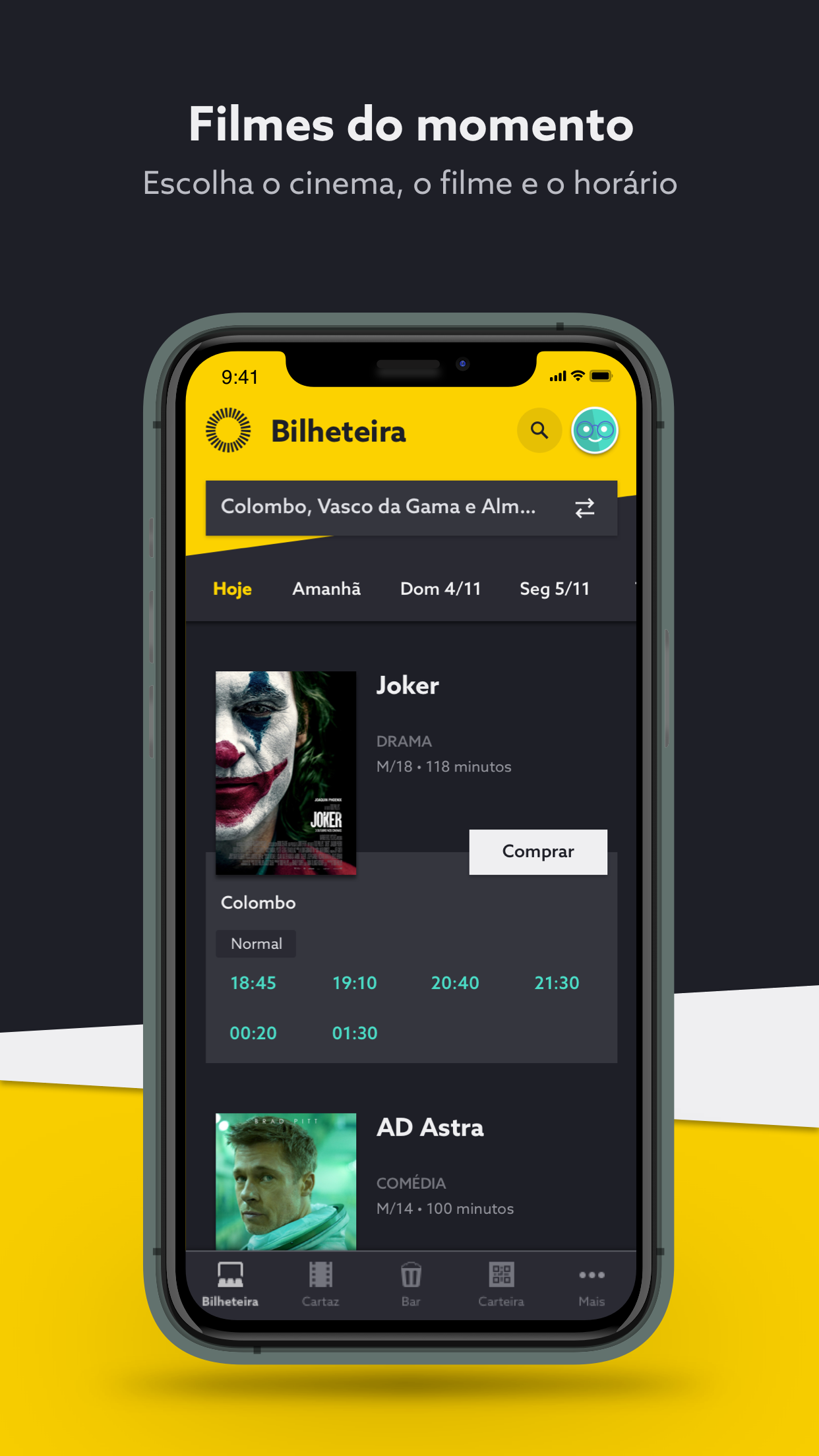 Captura de ecrã 1 da app Cinemas NOS