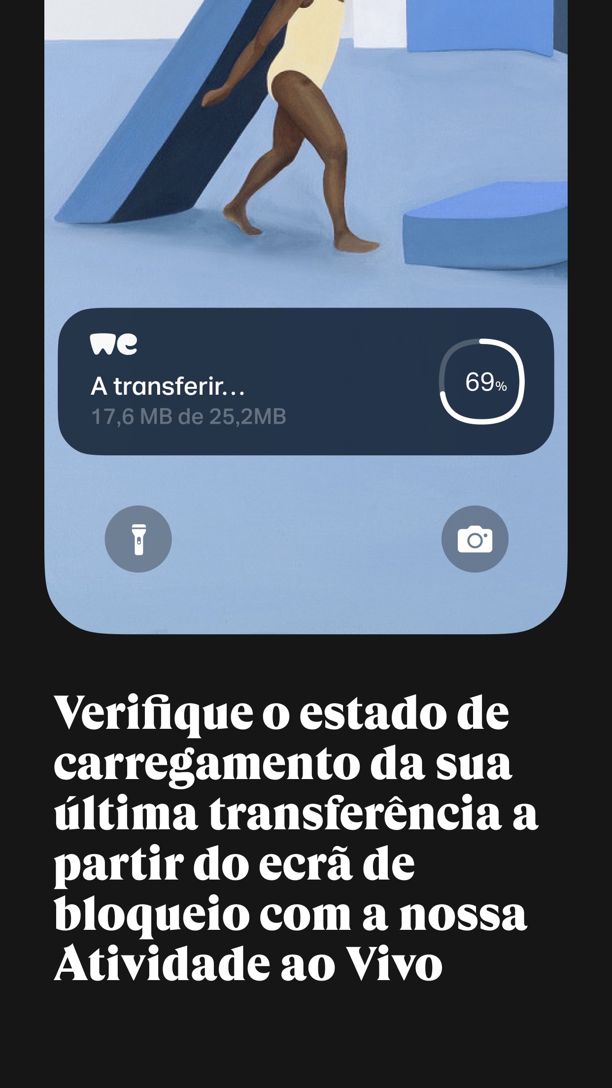 Captura de ecrã 2 da app WeTransfer: Transfer Files