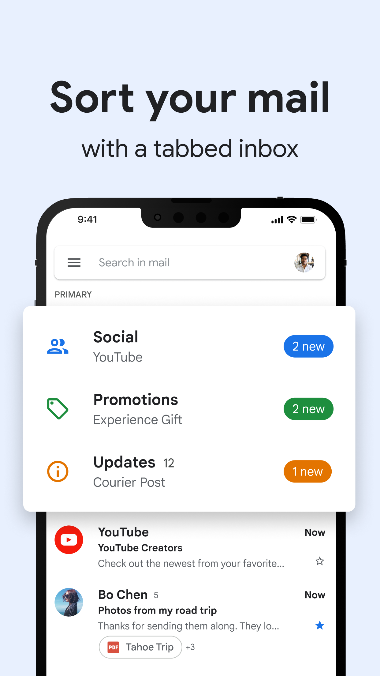 Captura de ecrã 2 da app Gmail – O email da Google