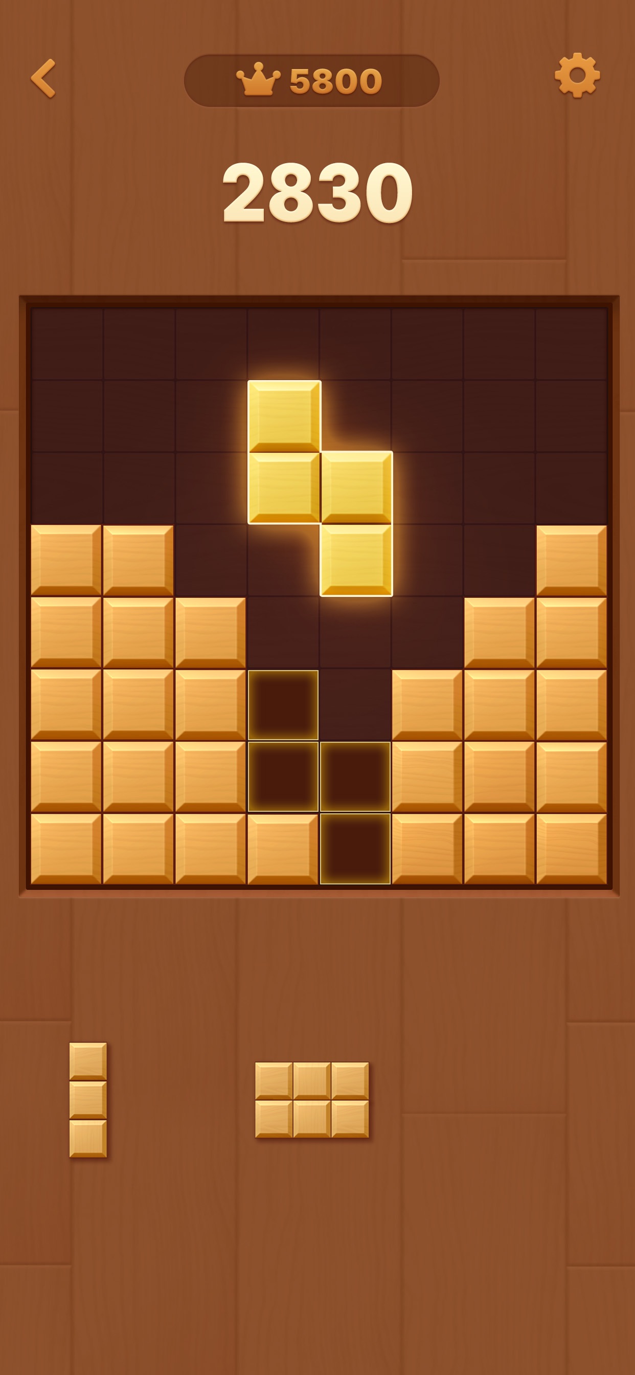 Captura de ecrã 2 da app Quebra-cabeças: Blocos Madeira