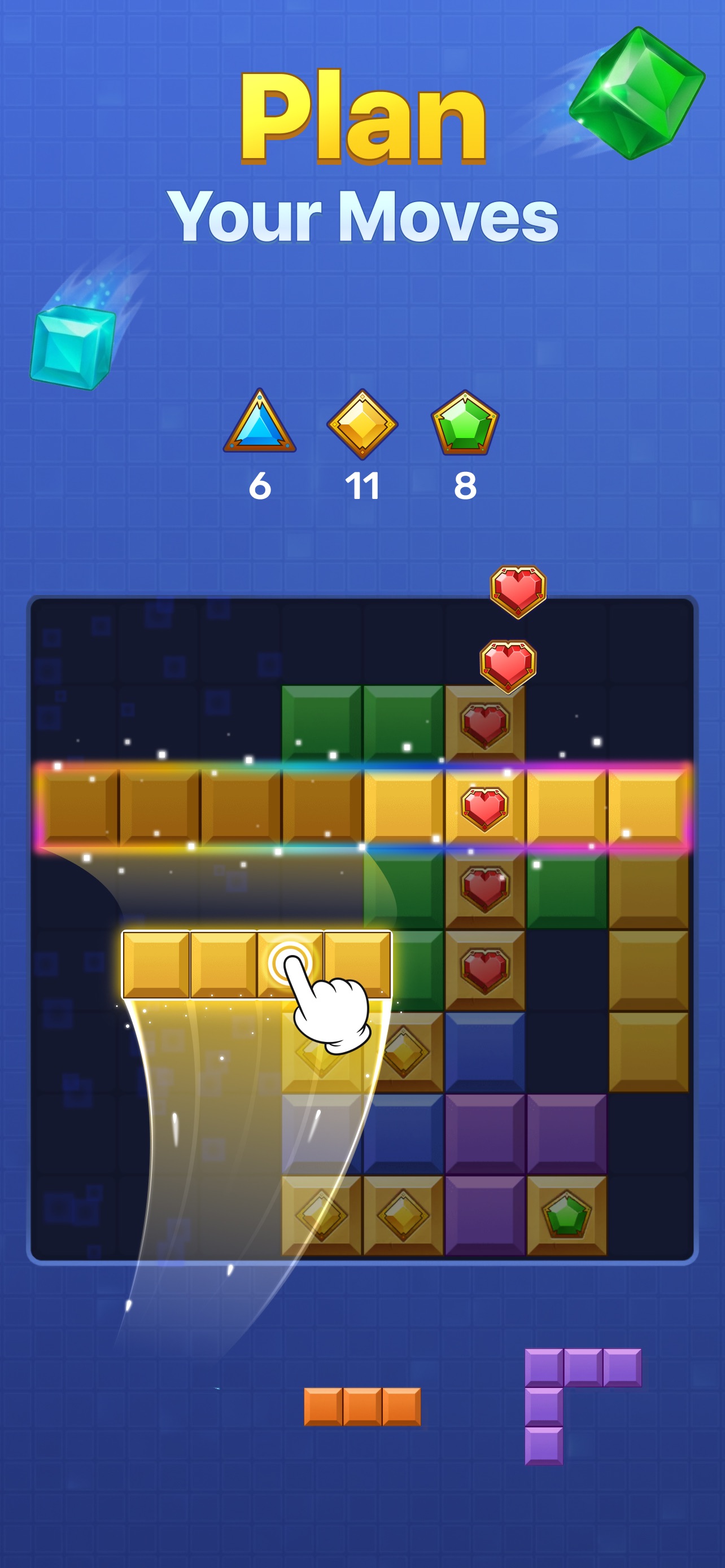 Captura de ecrã 2 da app Block-Tok: Puzzle Game