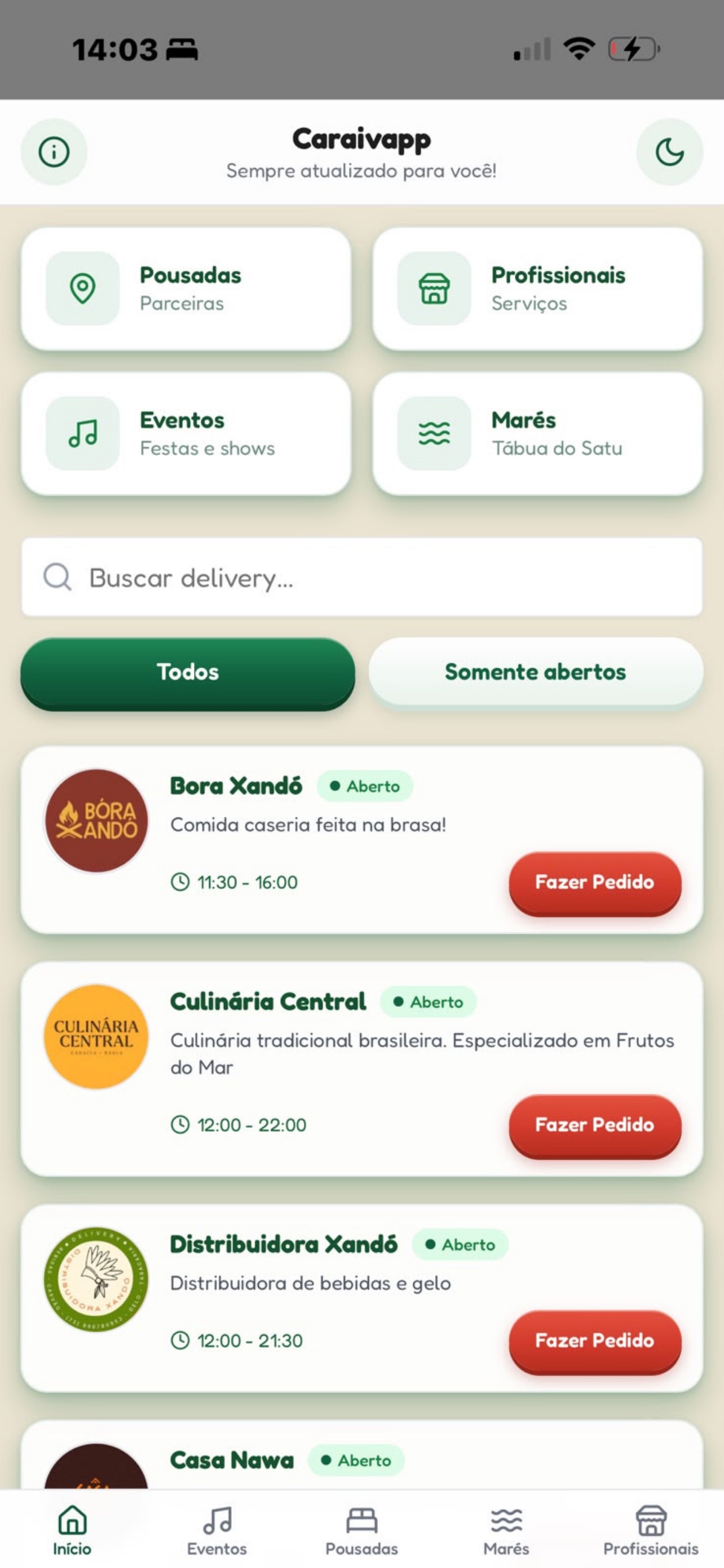Captura de ecrã 1 da app Caraivapp