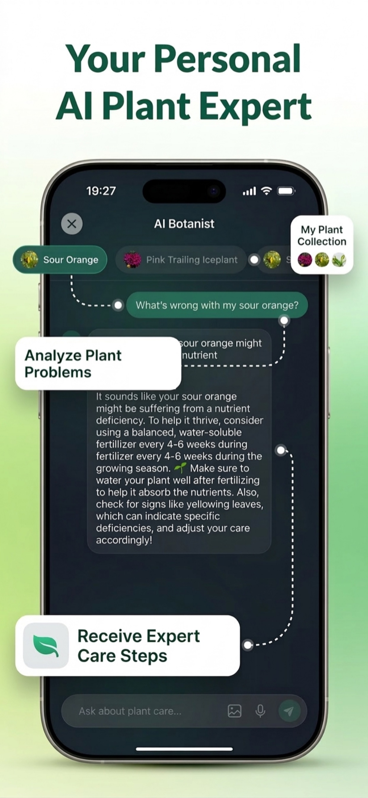 Captura de ecrã 4 da app PlantIt: Plant Identifier・Care