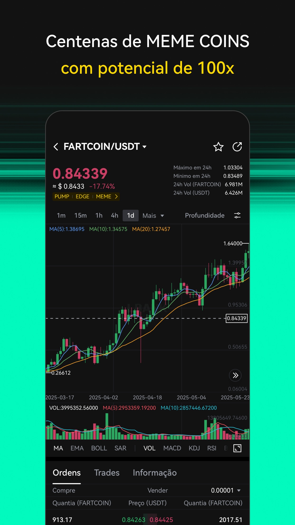 Captura de ecrã 3 da app LBank - Buy Bitcoin & Crypto