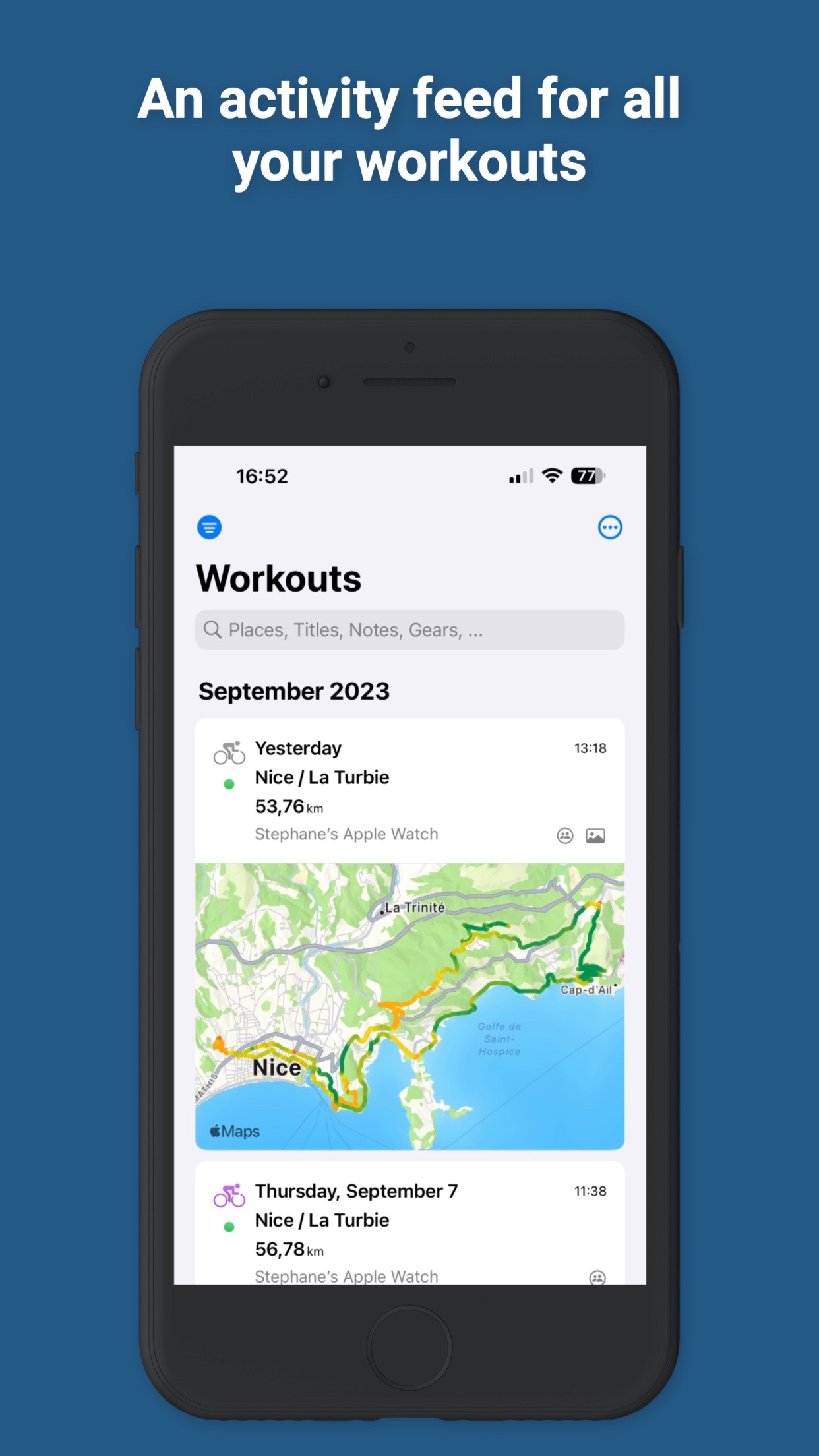 Captura de ecrã 1 da app HealthFit