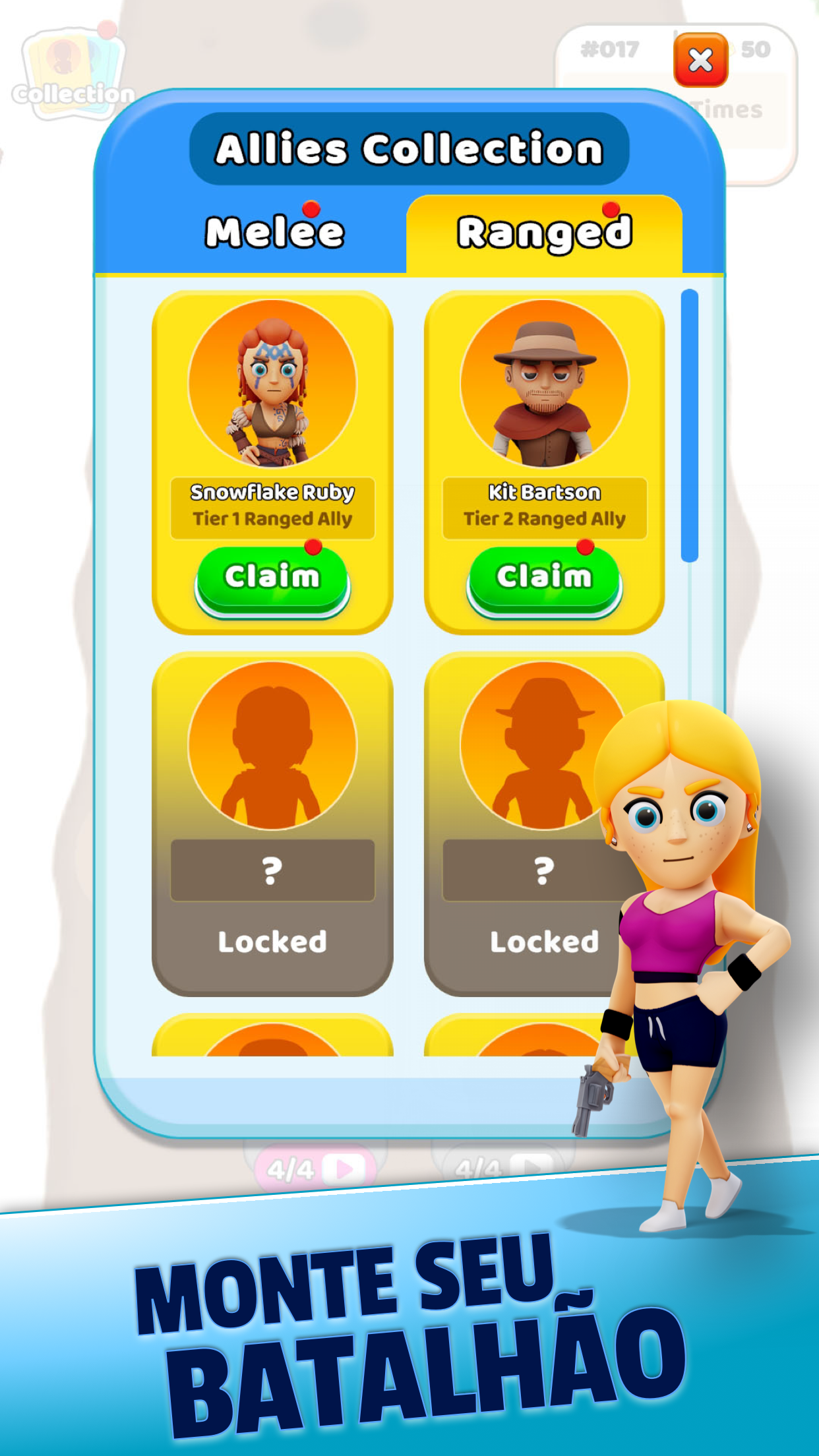 Captura de ecrã 2 da app Survivor Idle Run: Zombie RPG