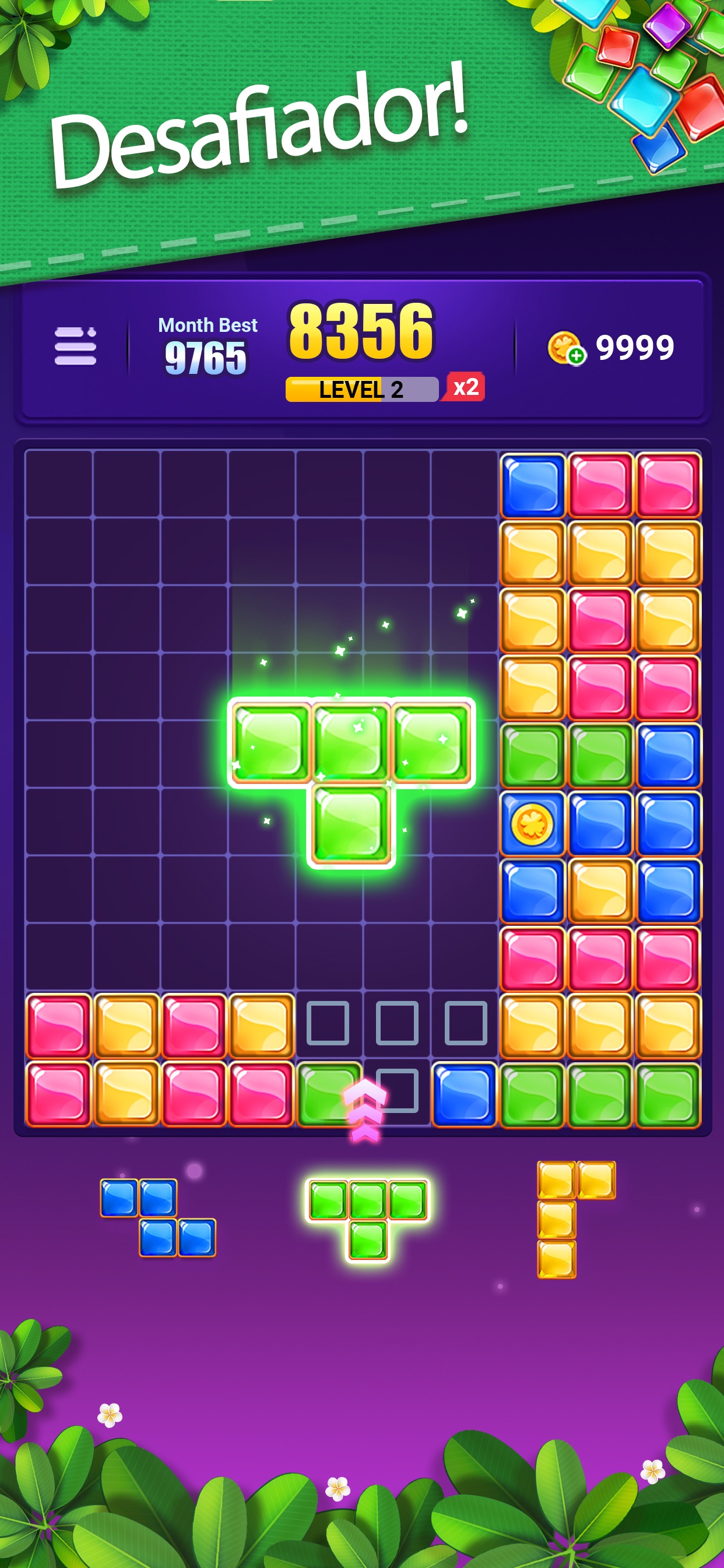 Captura de ecrã 3 da app Block Puzzle Jewel :Gem Legend