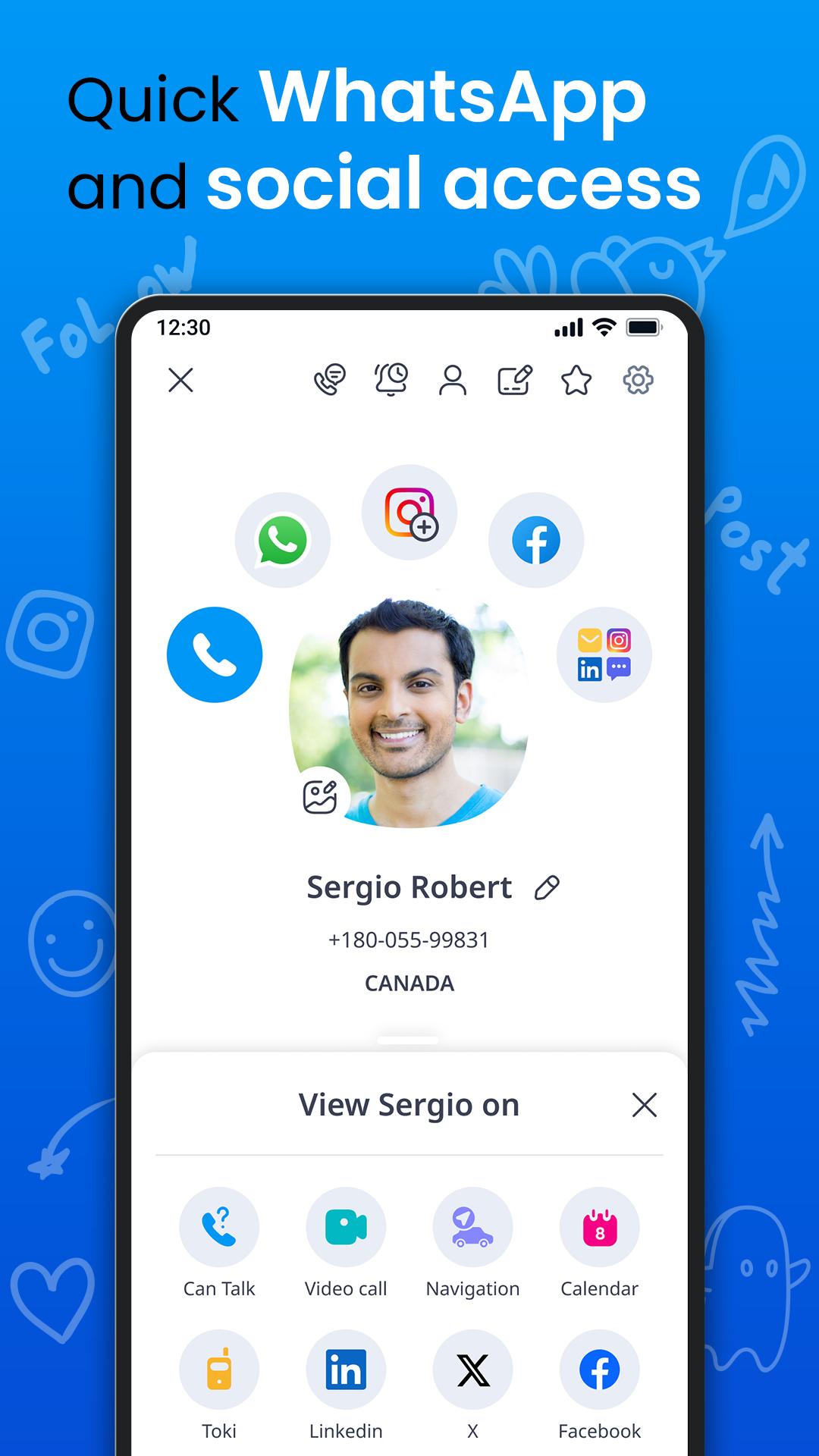 Captura de ecrã 4 da app Eyecon: Bloqueio e chamadas