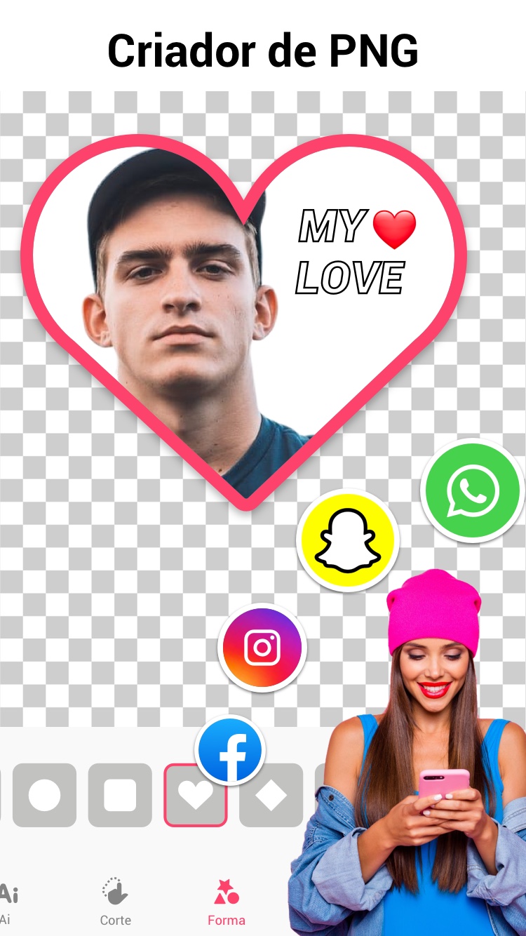 Captura de ecrã 3 da app Remover fundo de fotos