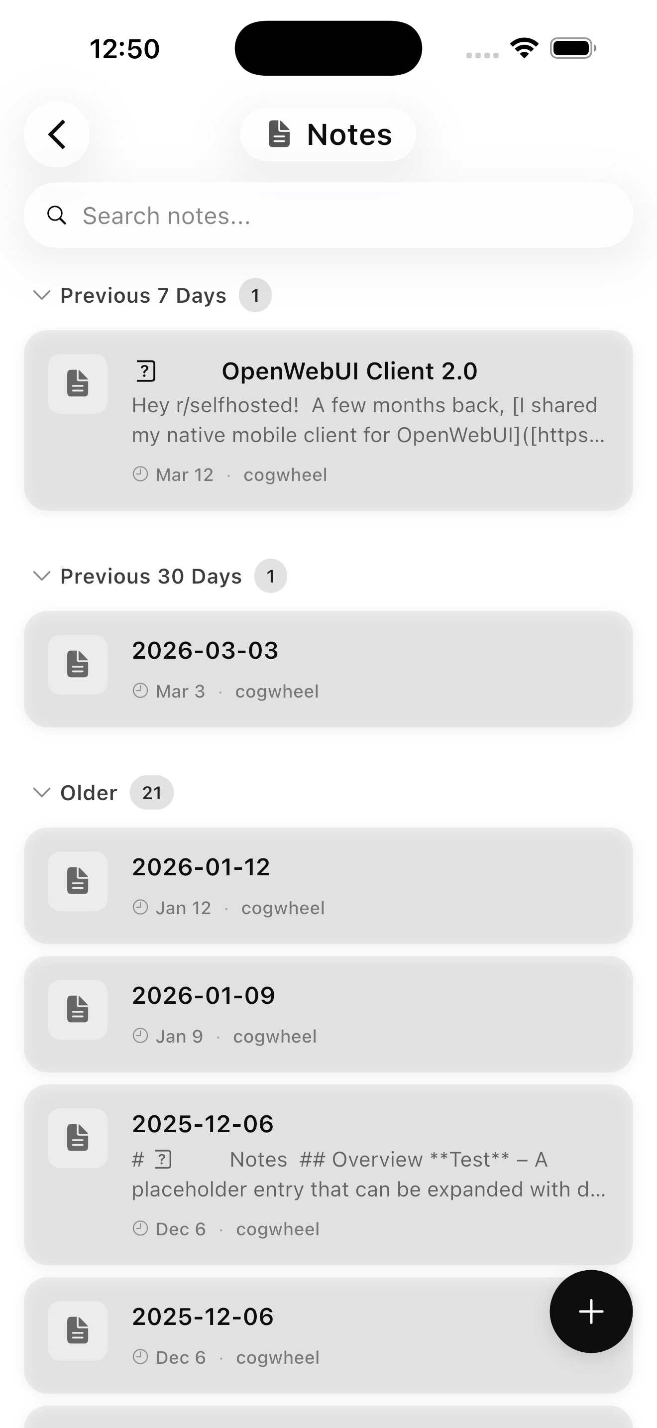 Captura de ecrã 3 da app Conduit: OpenWebUI Client