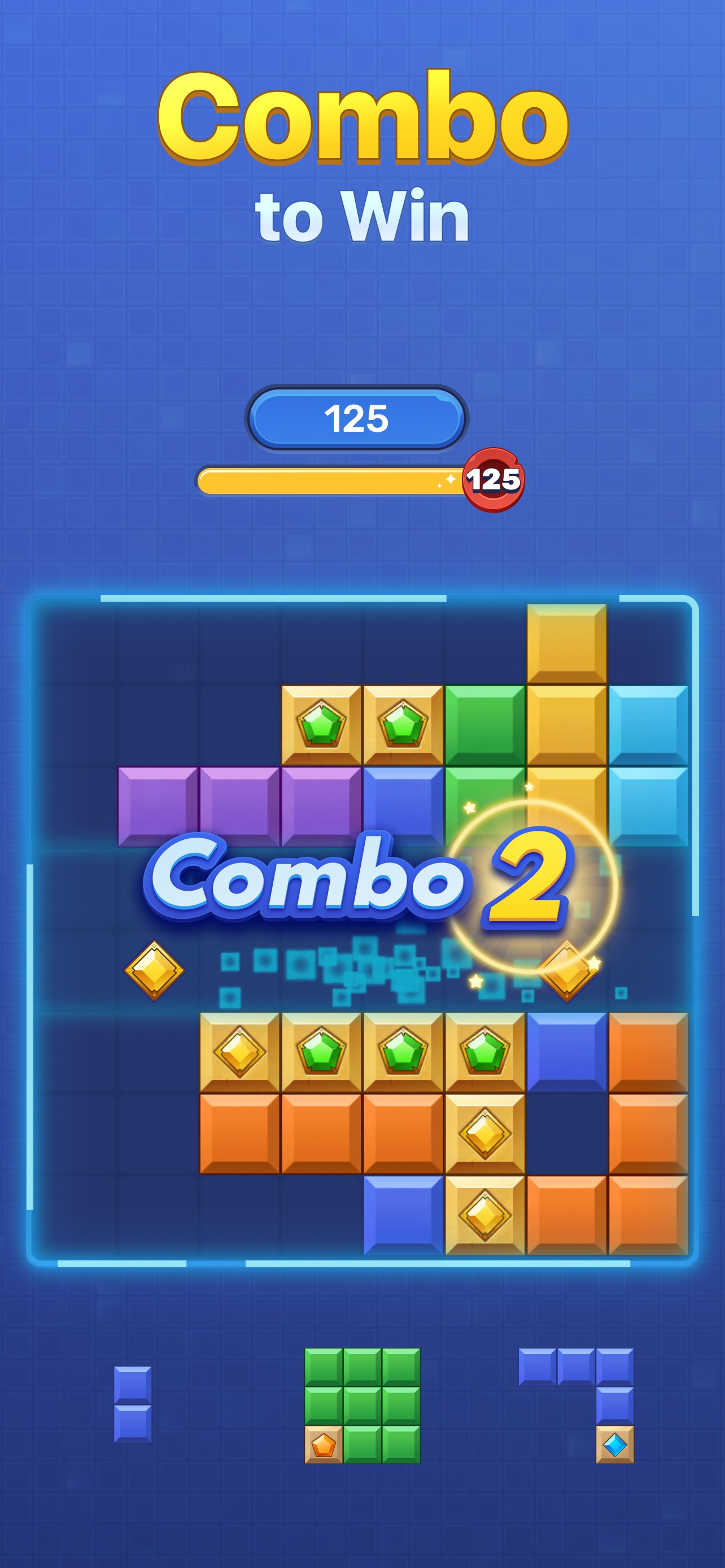 Captura de ecrã 1 da app Block-Tok: Puzzle Game