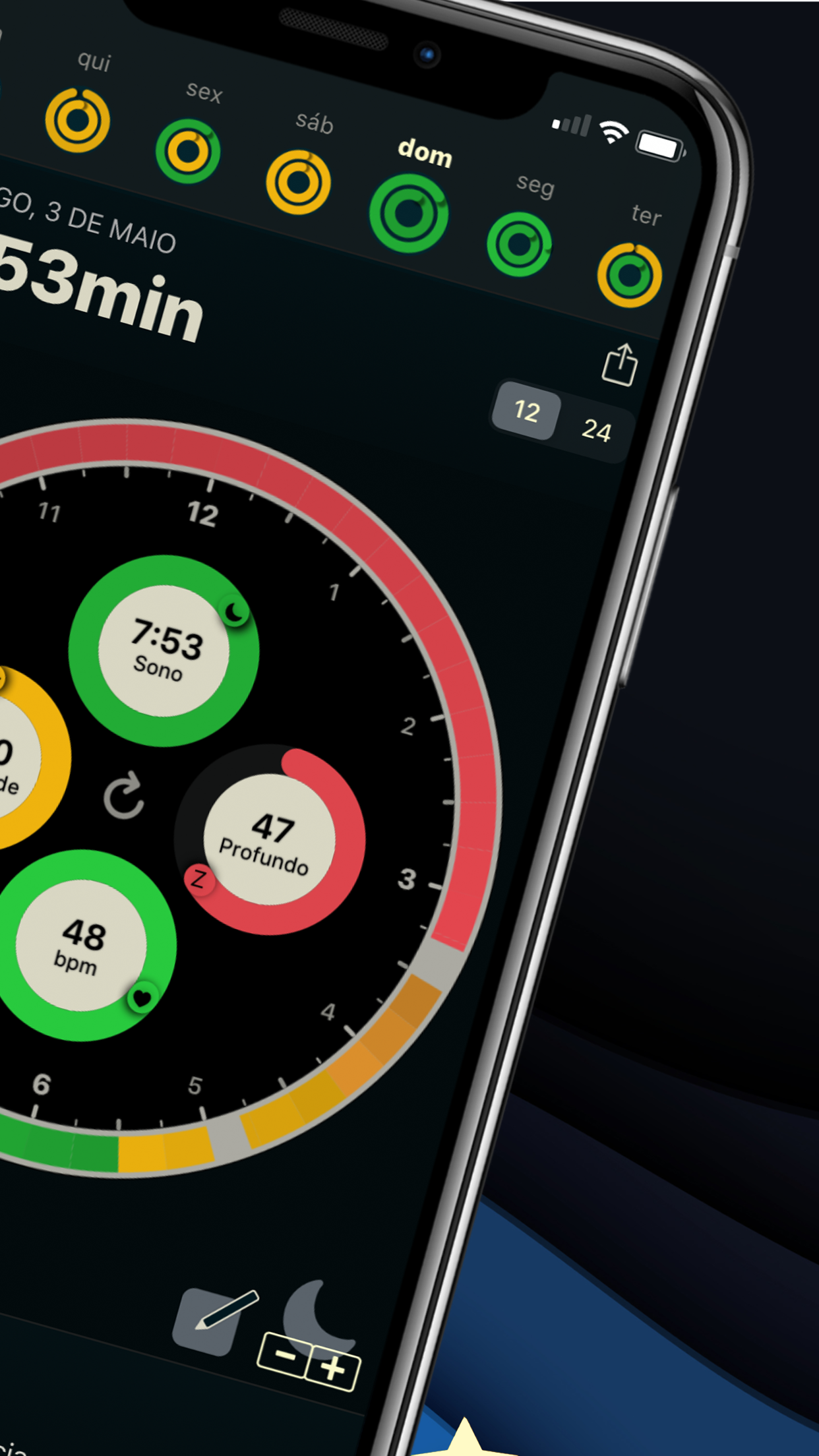 Captura de ecrã 3 da app AutoSleep – Rastreador de sono