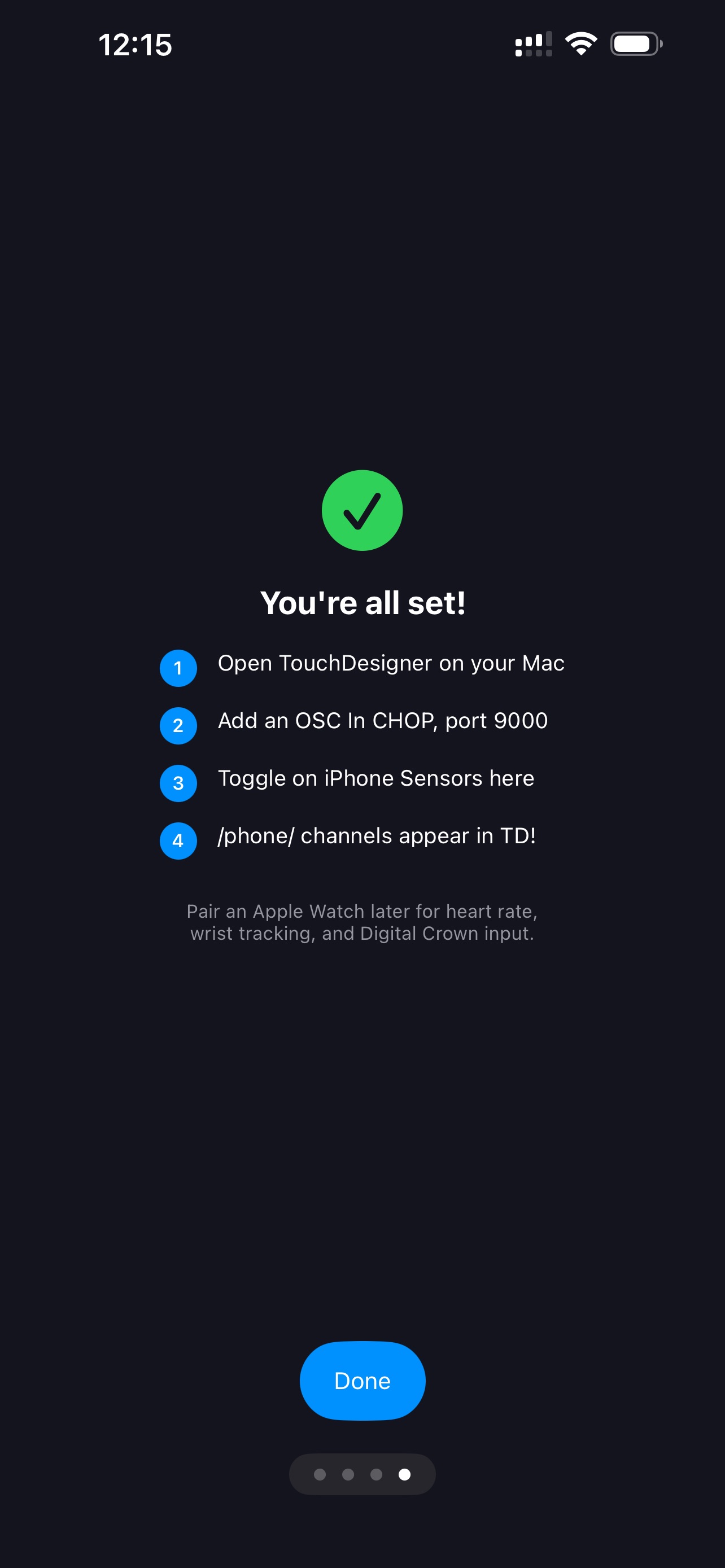 Captura de ecrã 4 da app TDInput