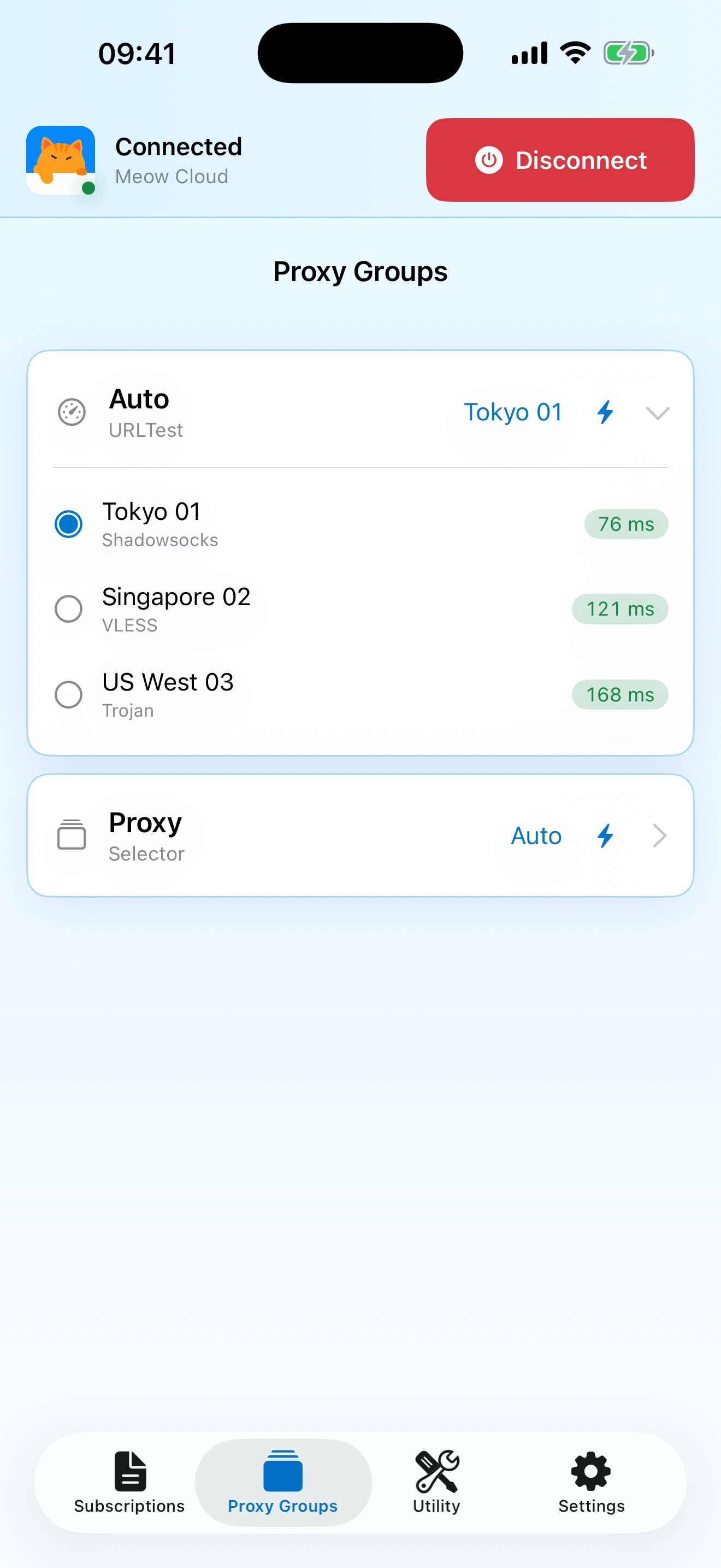 Captura de ecrã 2 da app Meow - Smart VPN