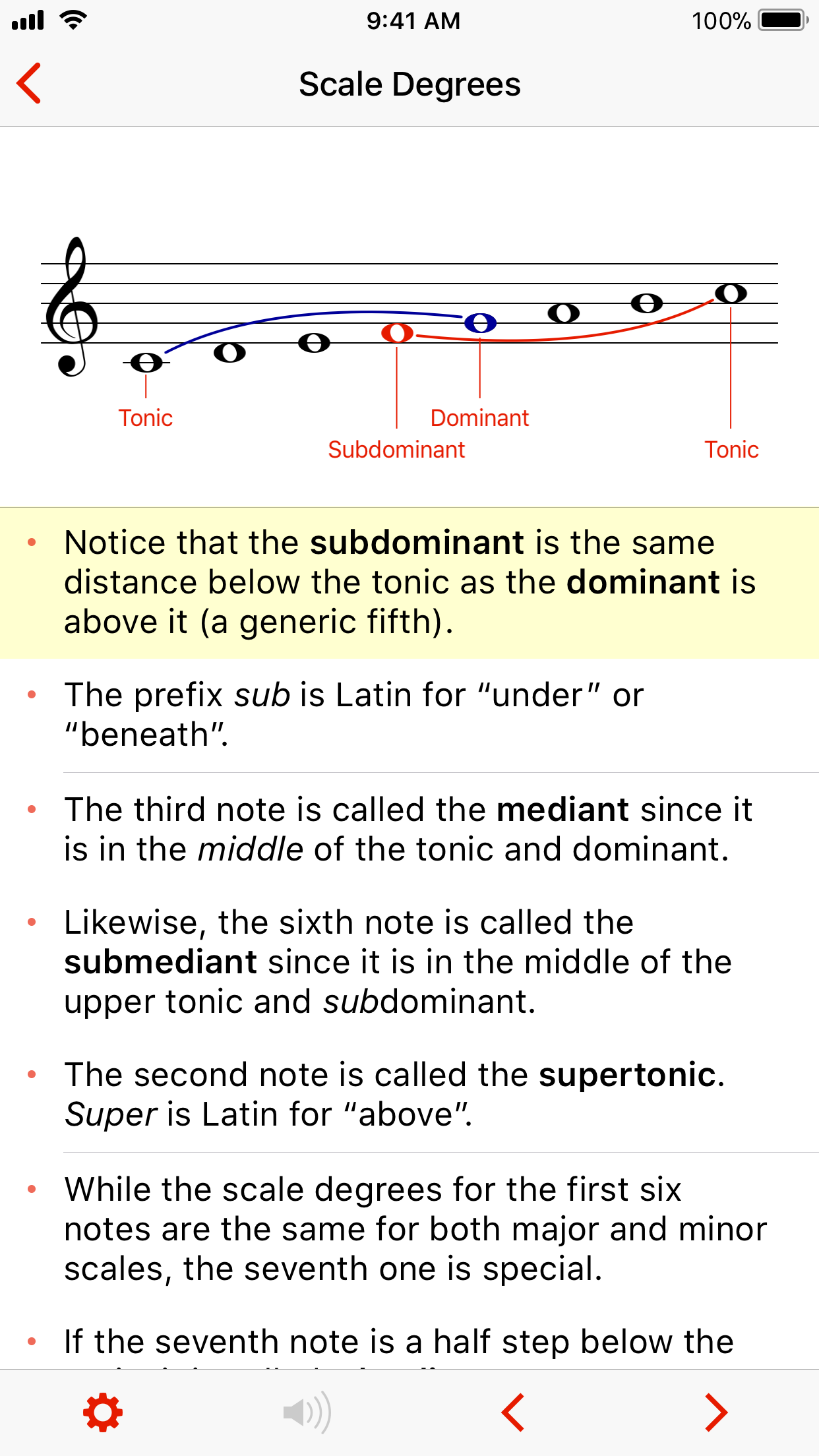 Captura de ecrã 3 da app Theory Lessons