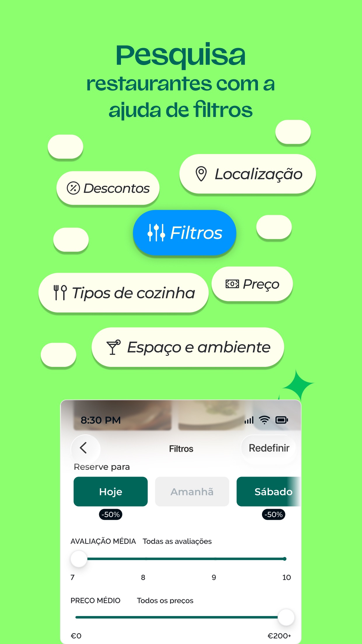 Captura de ecrã 3 da app TheFork - Restaurantes