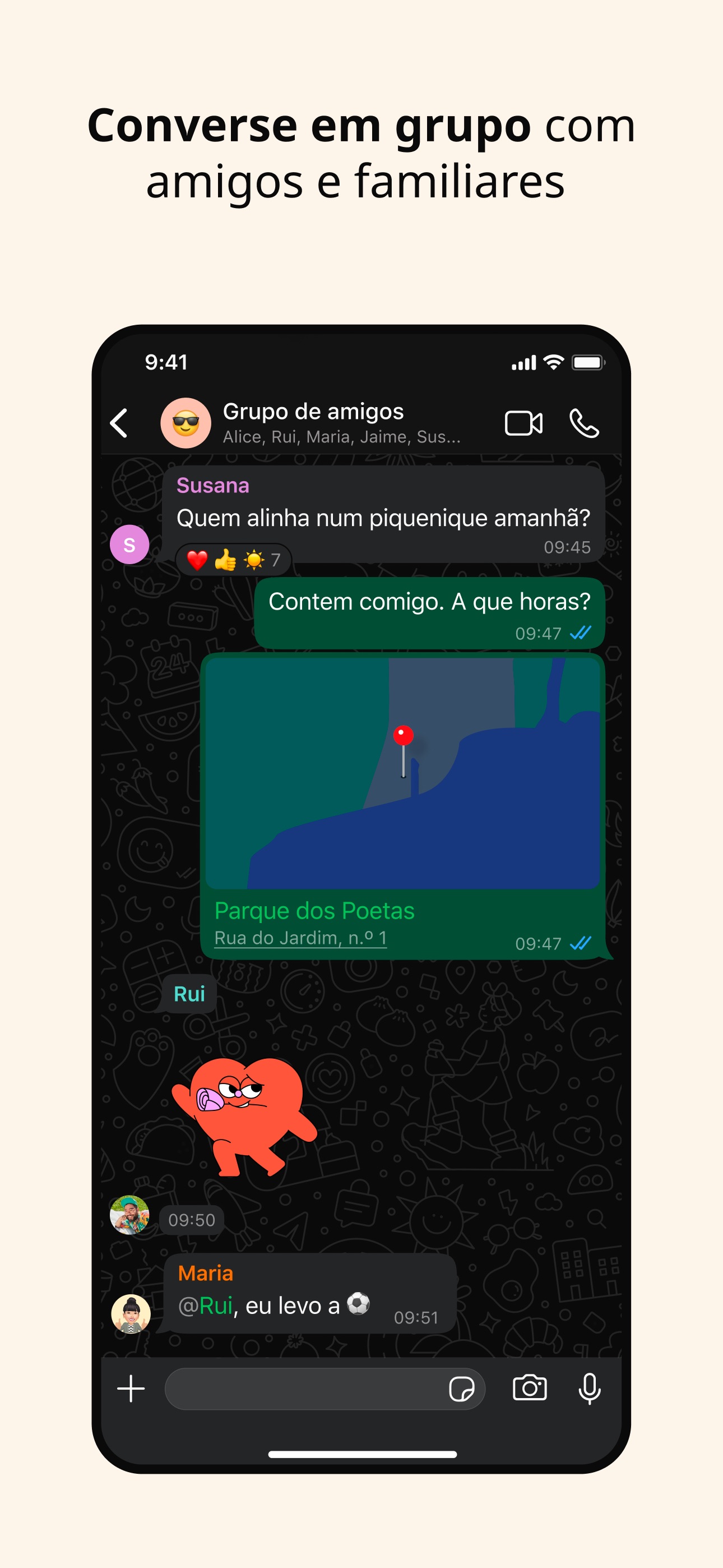 Captura de ecrã 4 da app WhatsApp Messenger