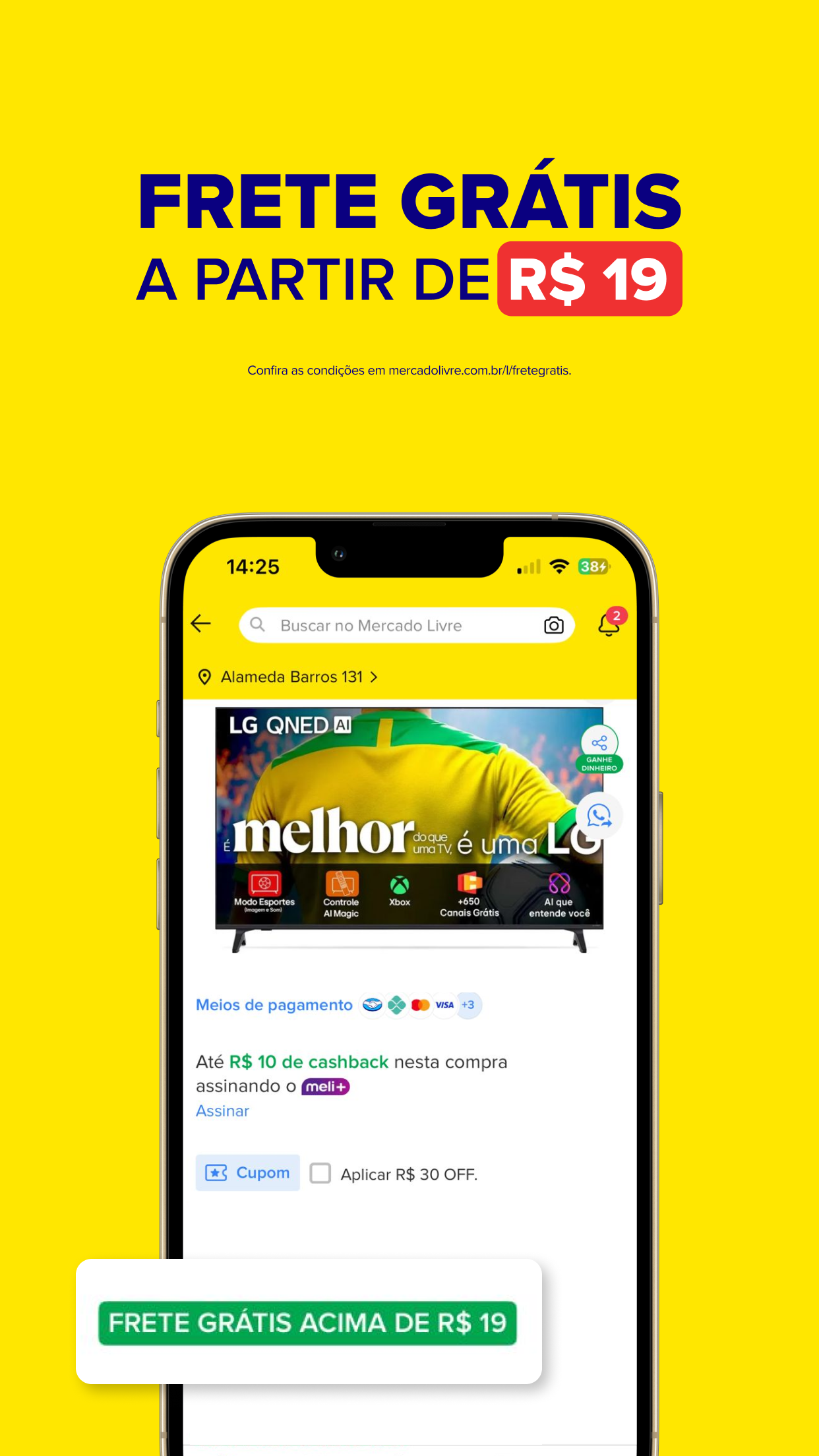 Captura de ecrã 4 da app Mercado Livre: DIA DOS PAIS