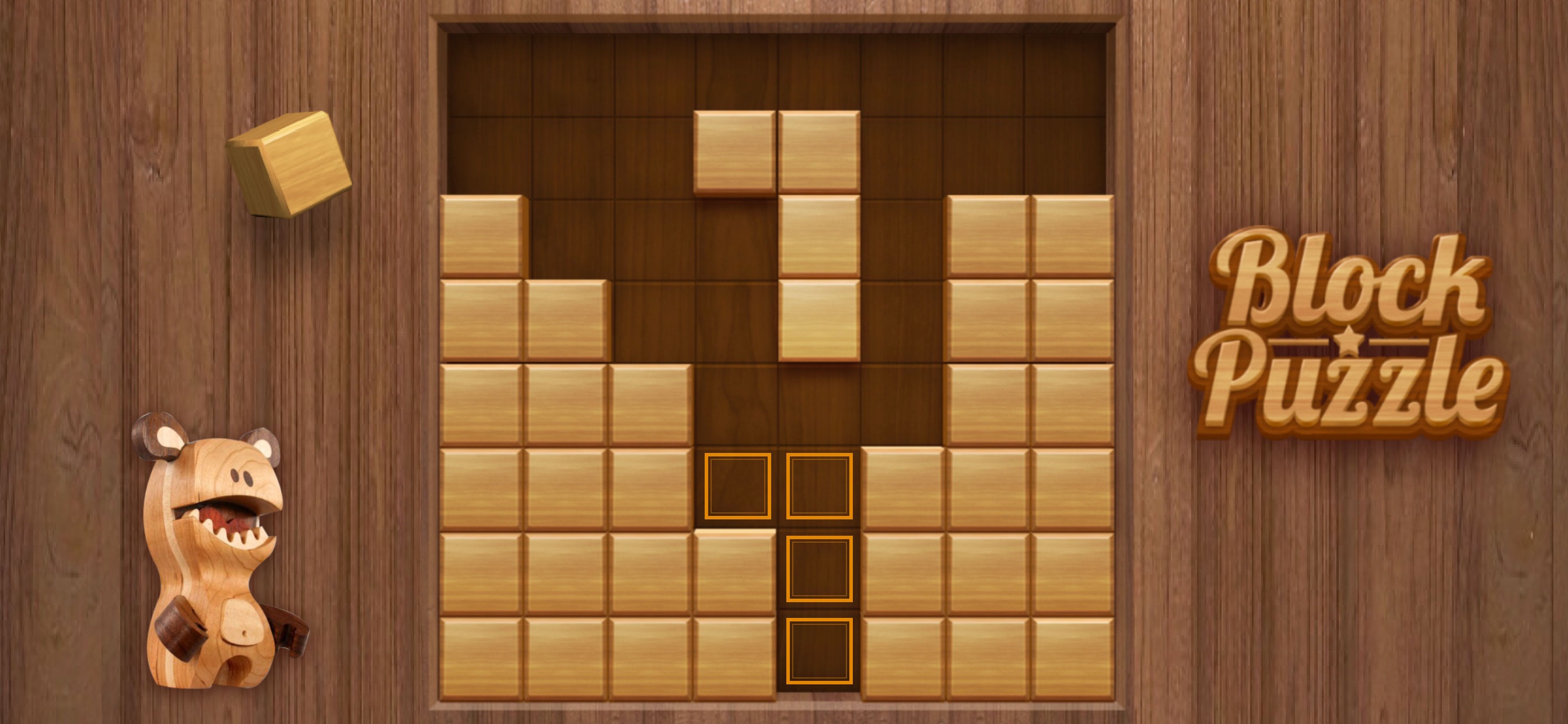 Captura de ecrã 3 da app Wood Cube Puzzle