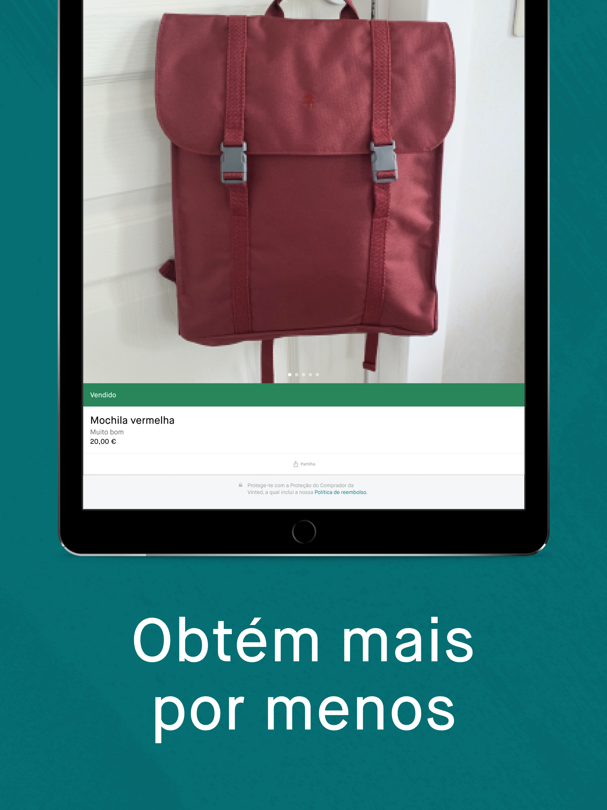 Captura de ecrã 4 da app Vinted: compra e vende 2ª mão