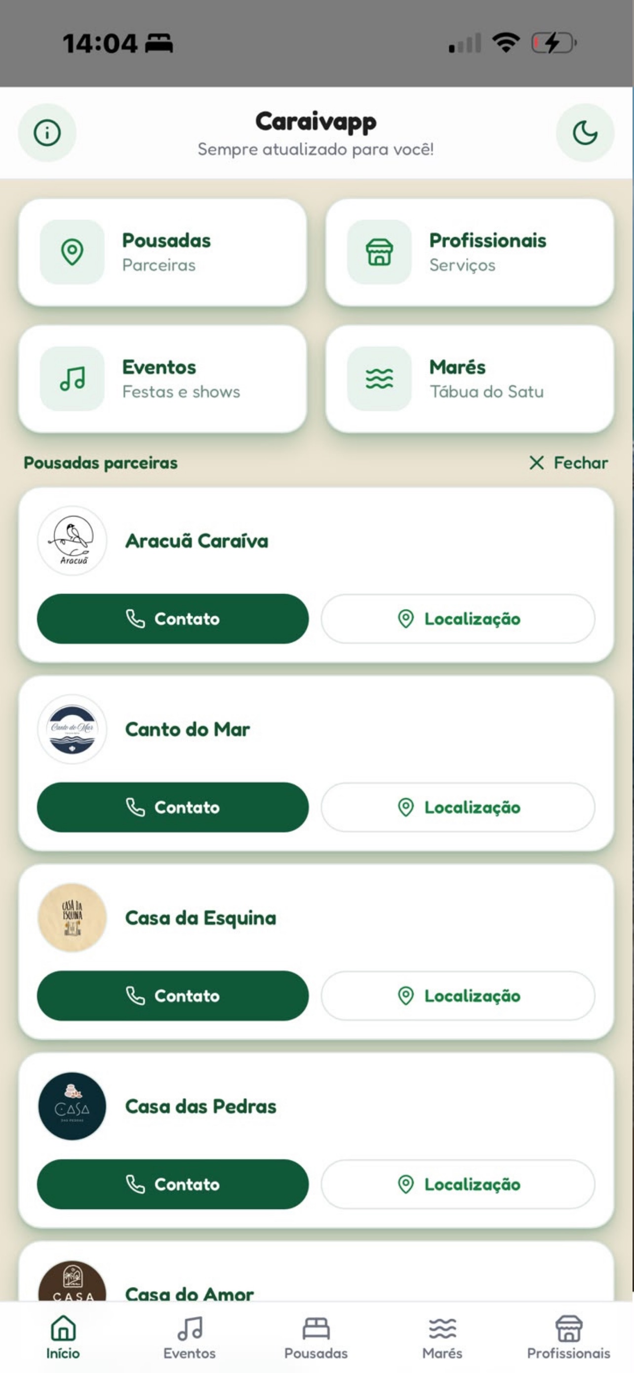 Captura de ecrã 4 da app Caraivapp
