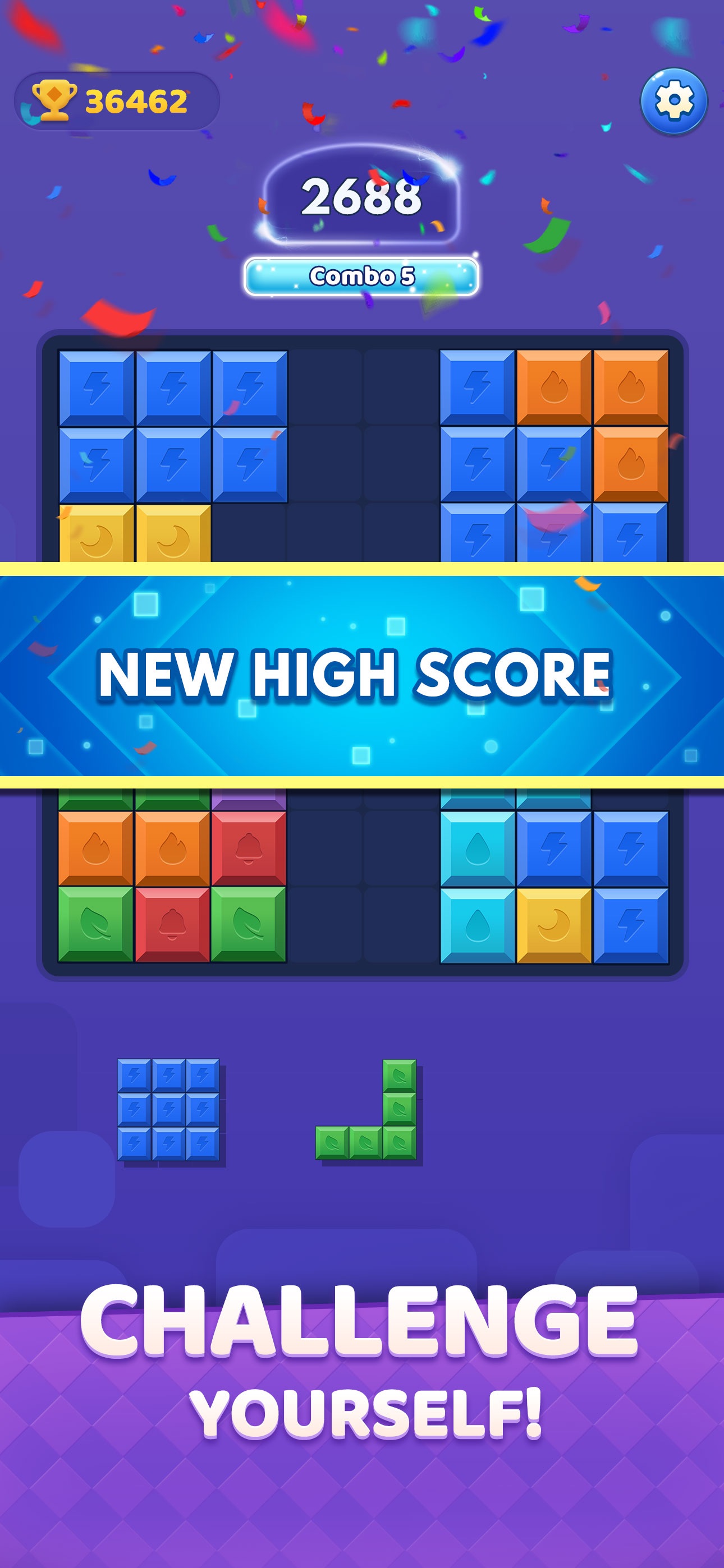 Captura de ecrã 4 da app Color Blast:Block Puzzle