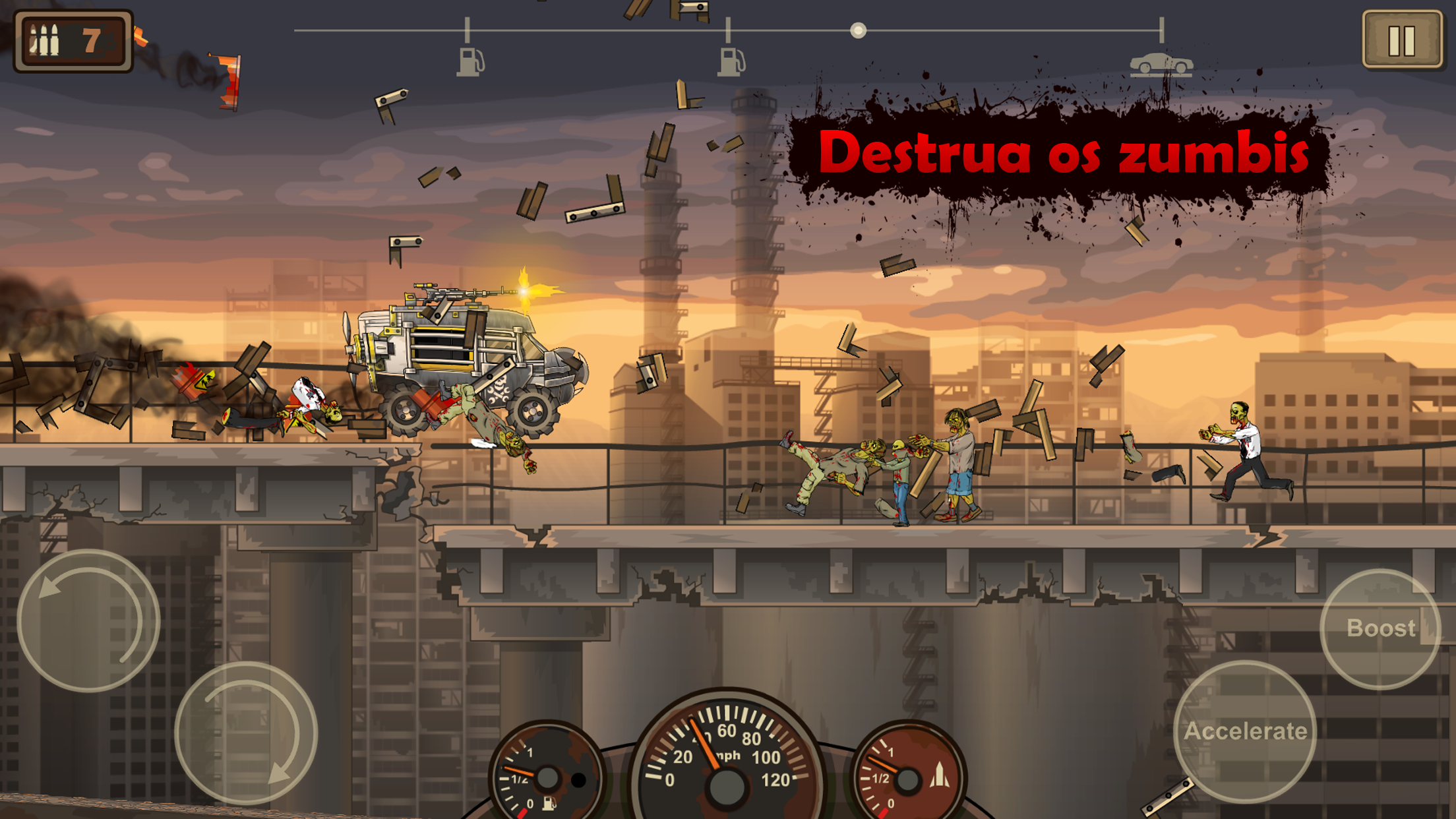 Captura de ecrã 1 da app Earn to Die 2