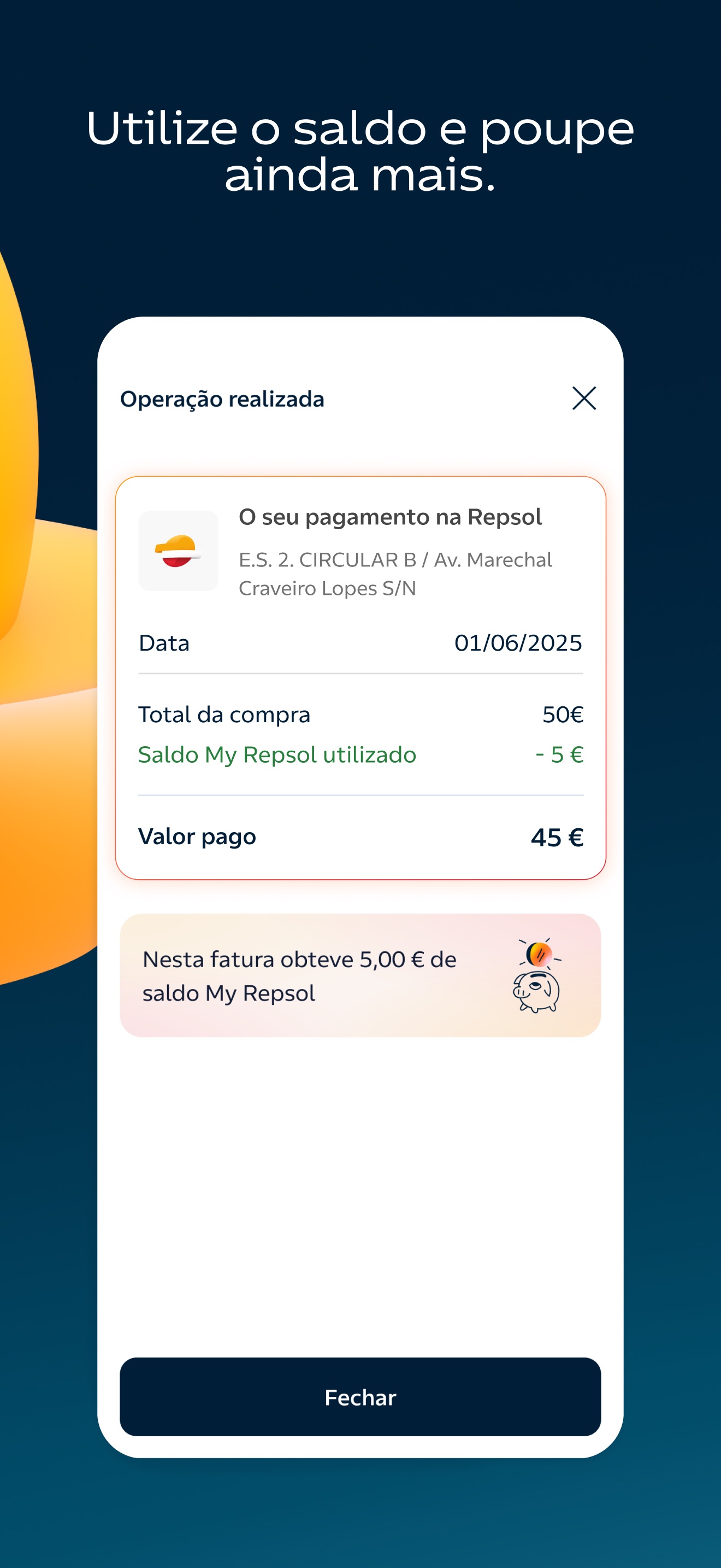 Captura de ecrã 2 da app My Repsol